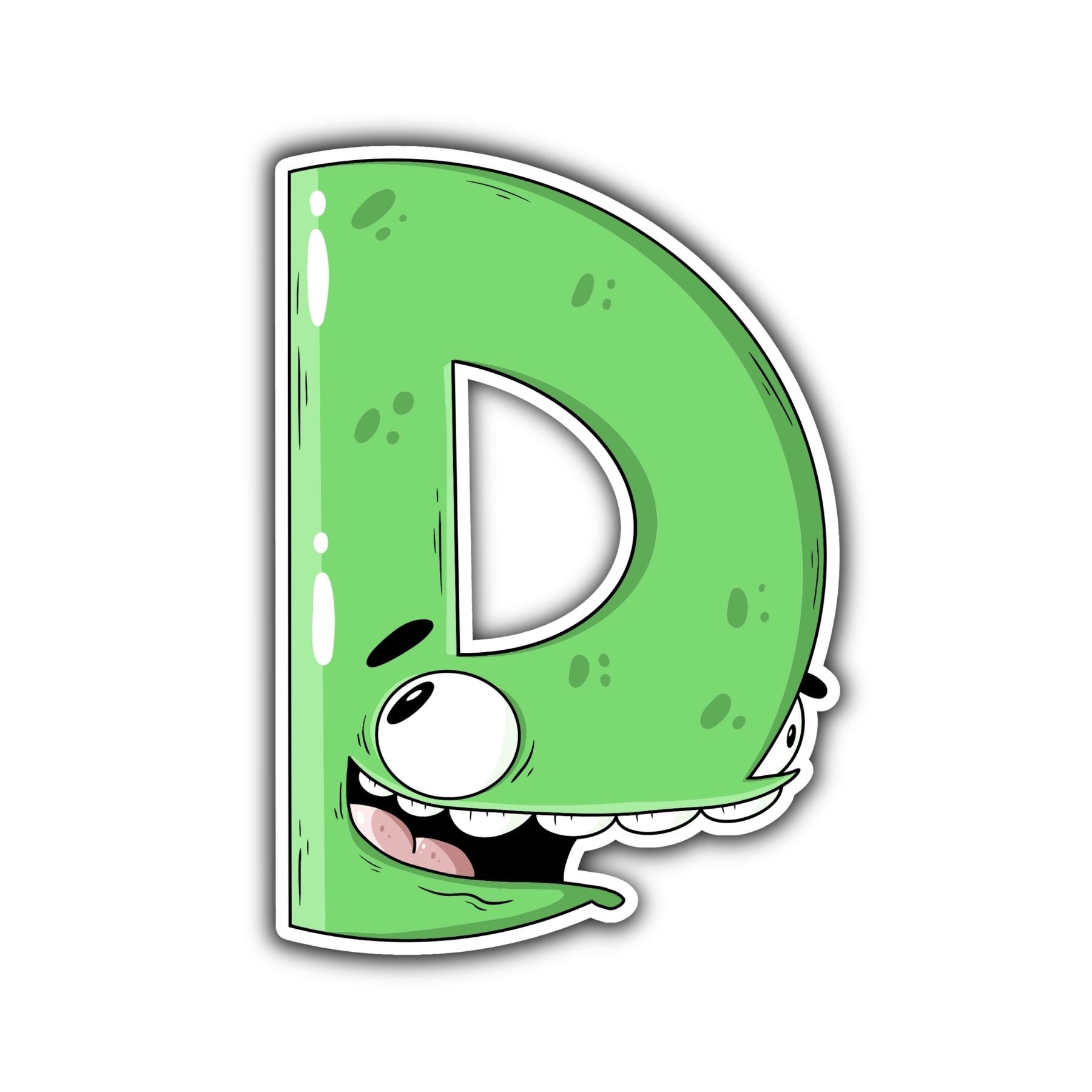D Letter Sticker - Mike Bennett Studios