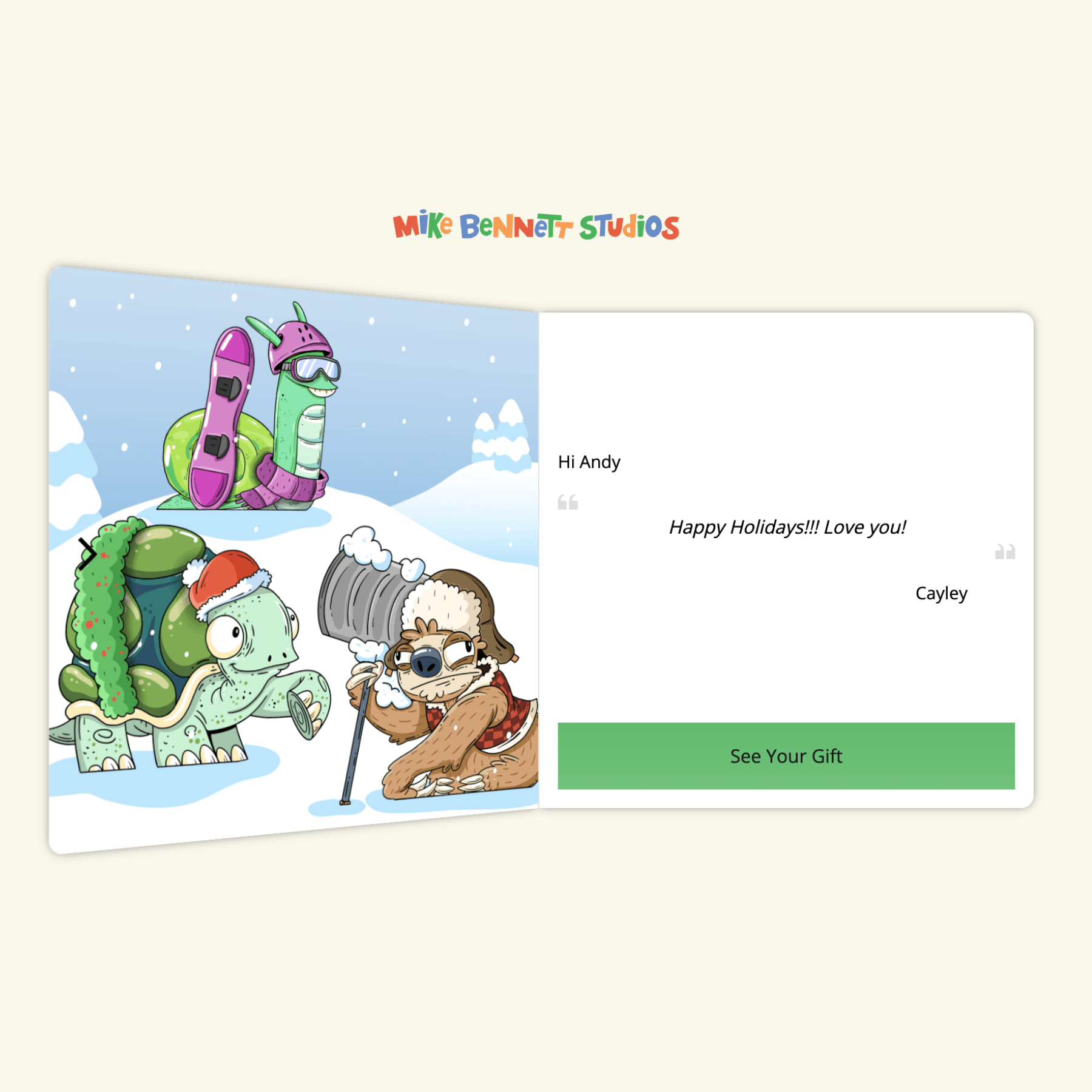 Digital Gift Card - Mike Bennett Studios