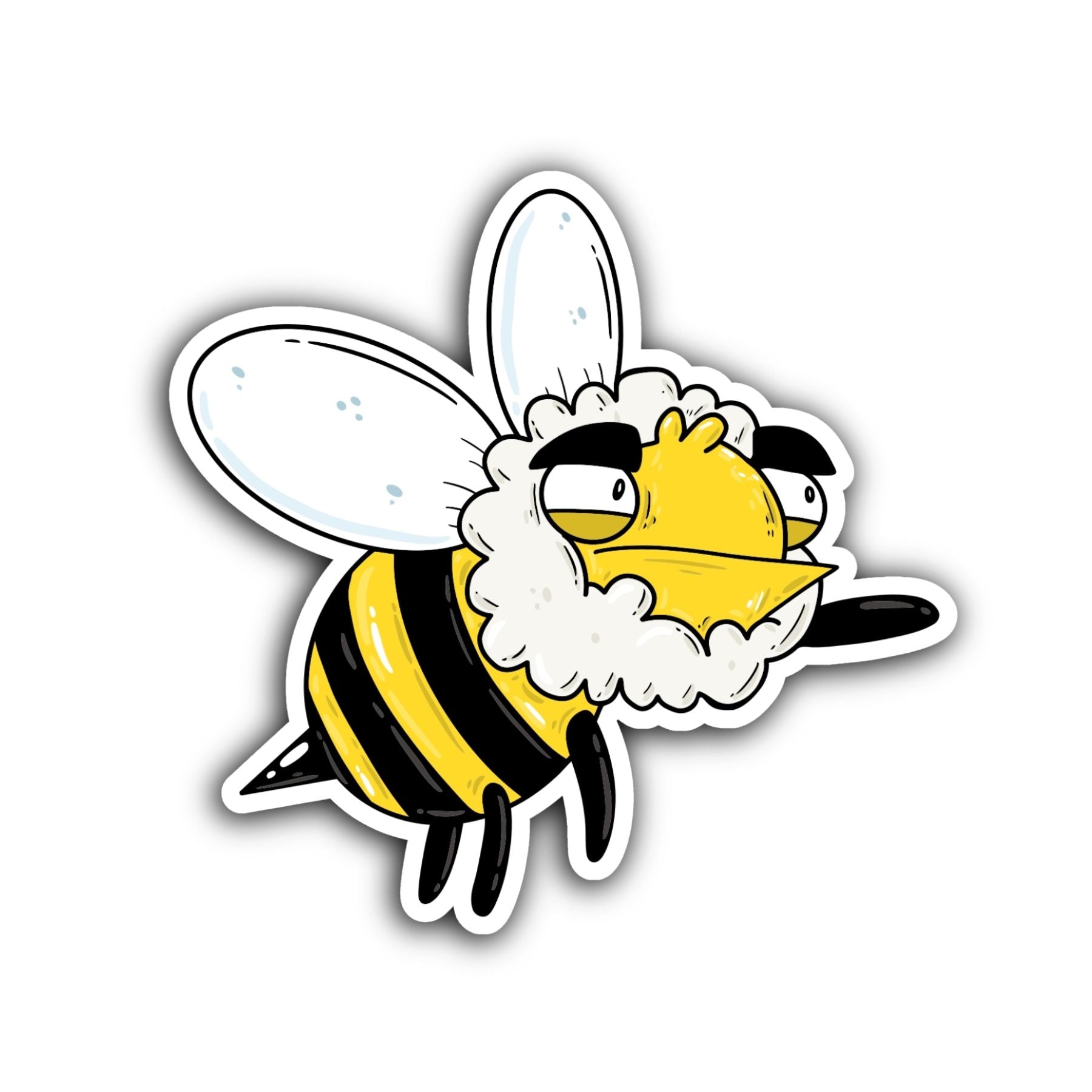 Drone Bee Sticker - Mike Bennett Studios