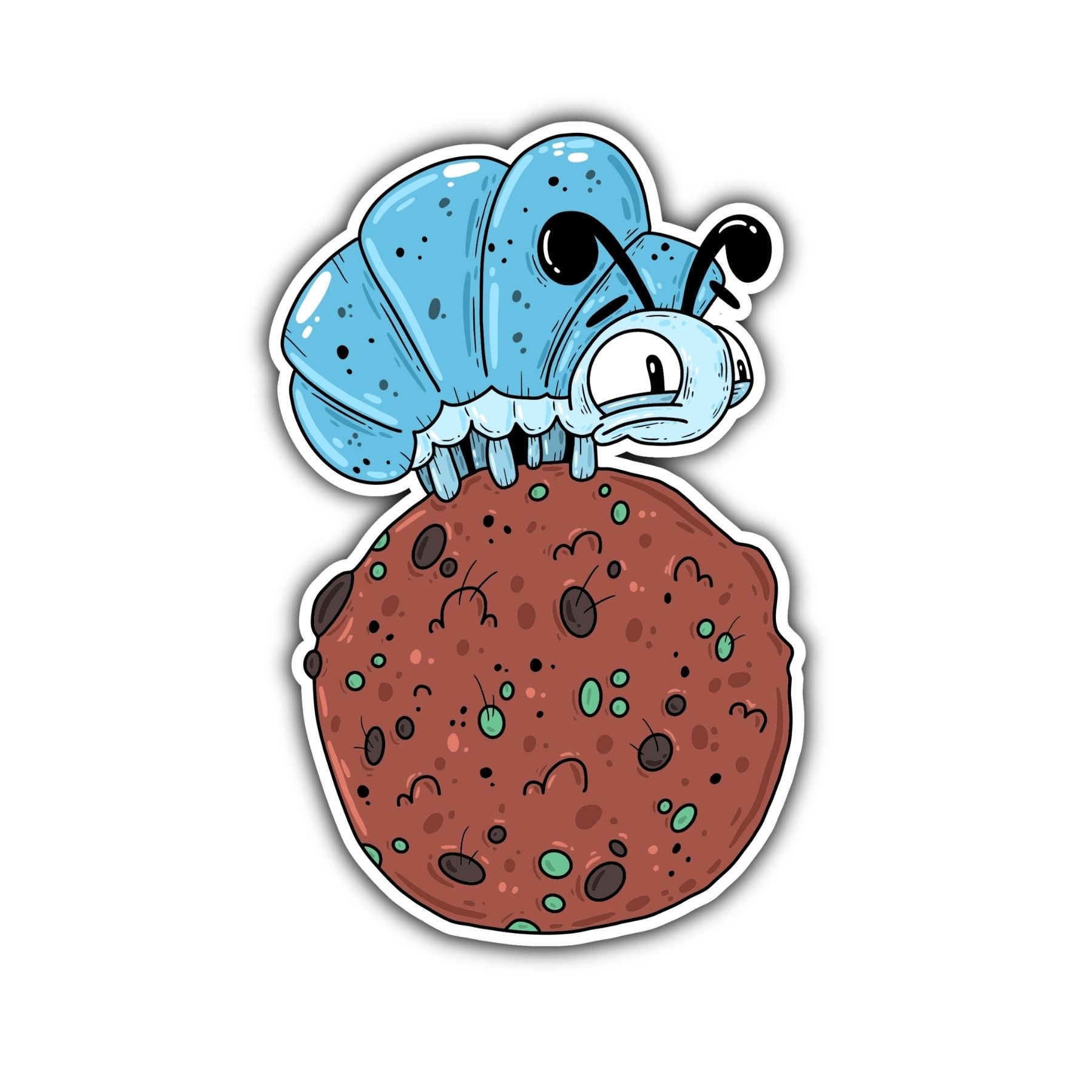 Dung Beetle Sticker - Mike Bennett Studios