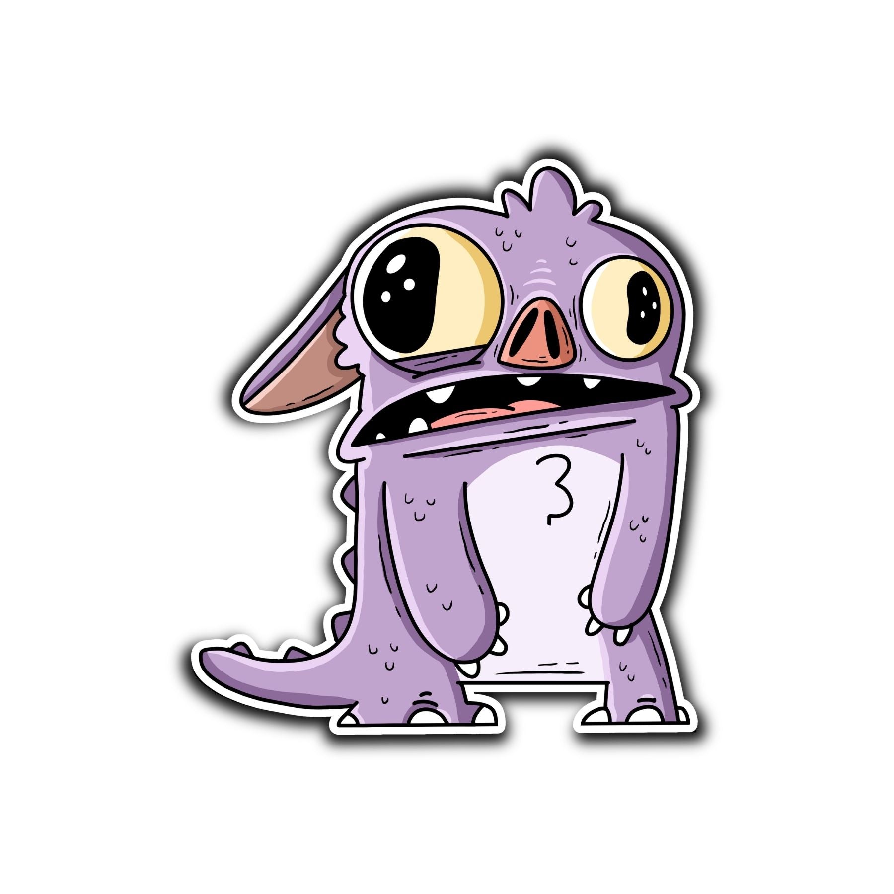 Eekling WW Monster Sticker - Mike Bennett Studios
