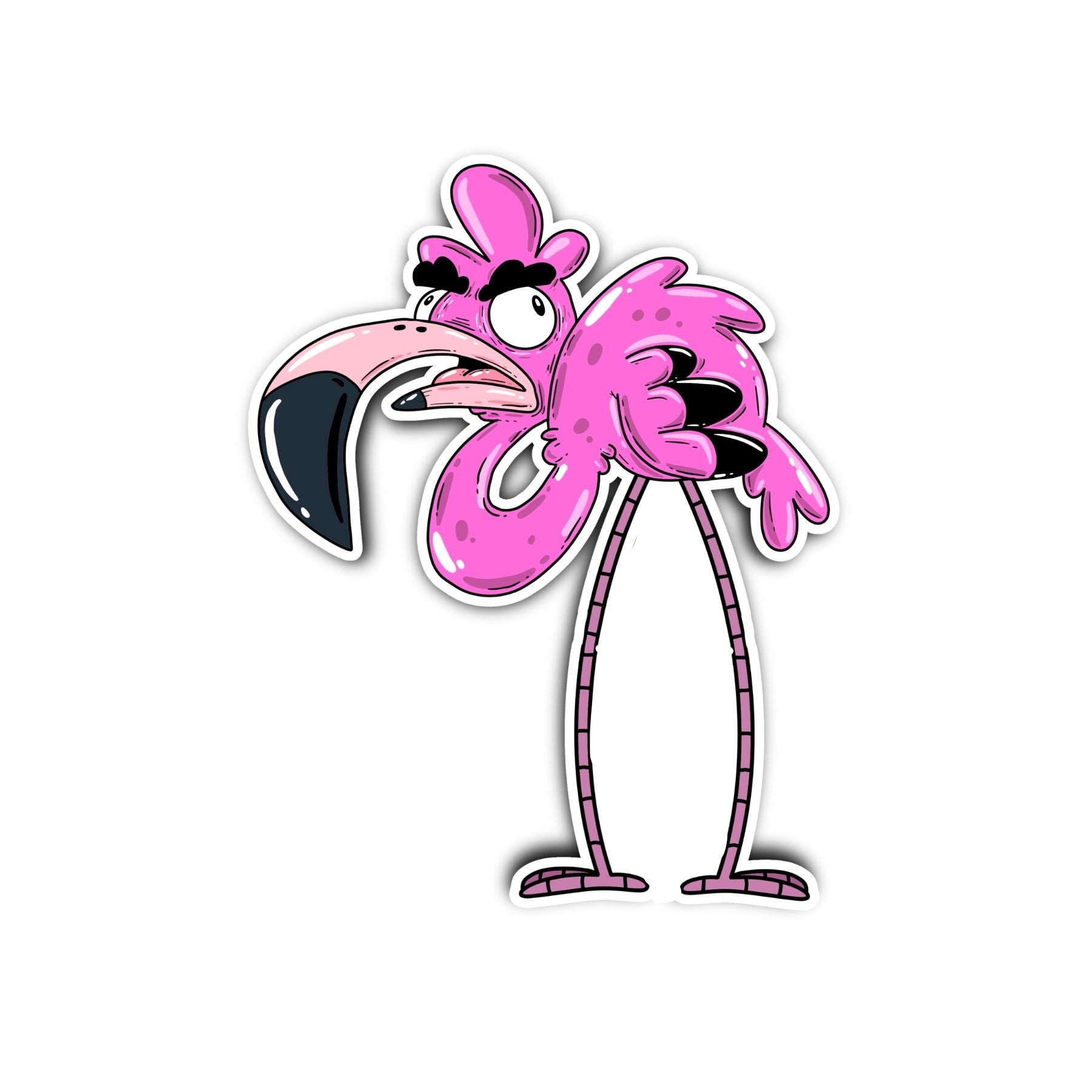 Flamingo IV Sticker - Mike Bennett Studios