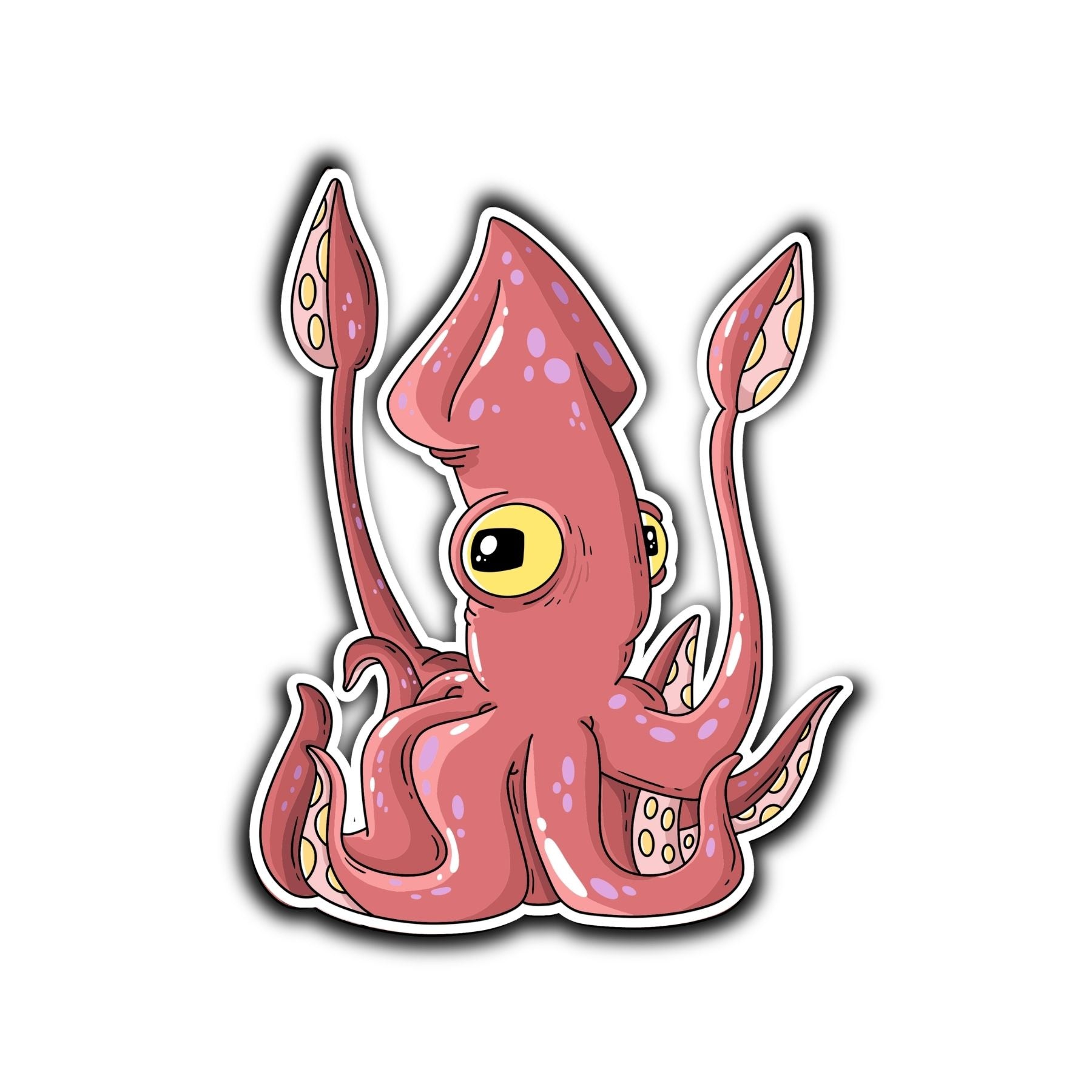 Giant Squid Sticker - Mike Bennett Studios