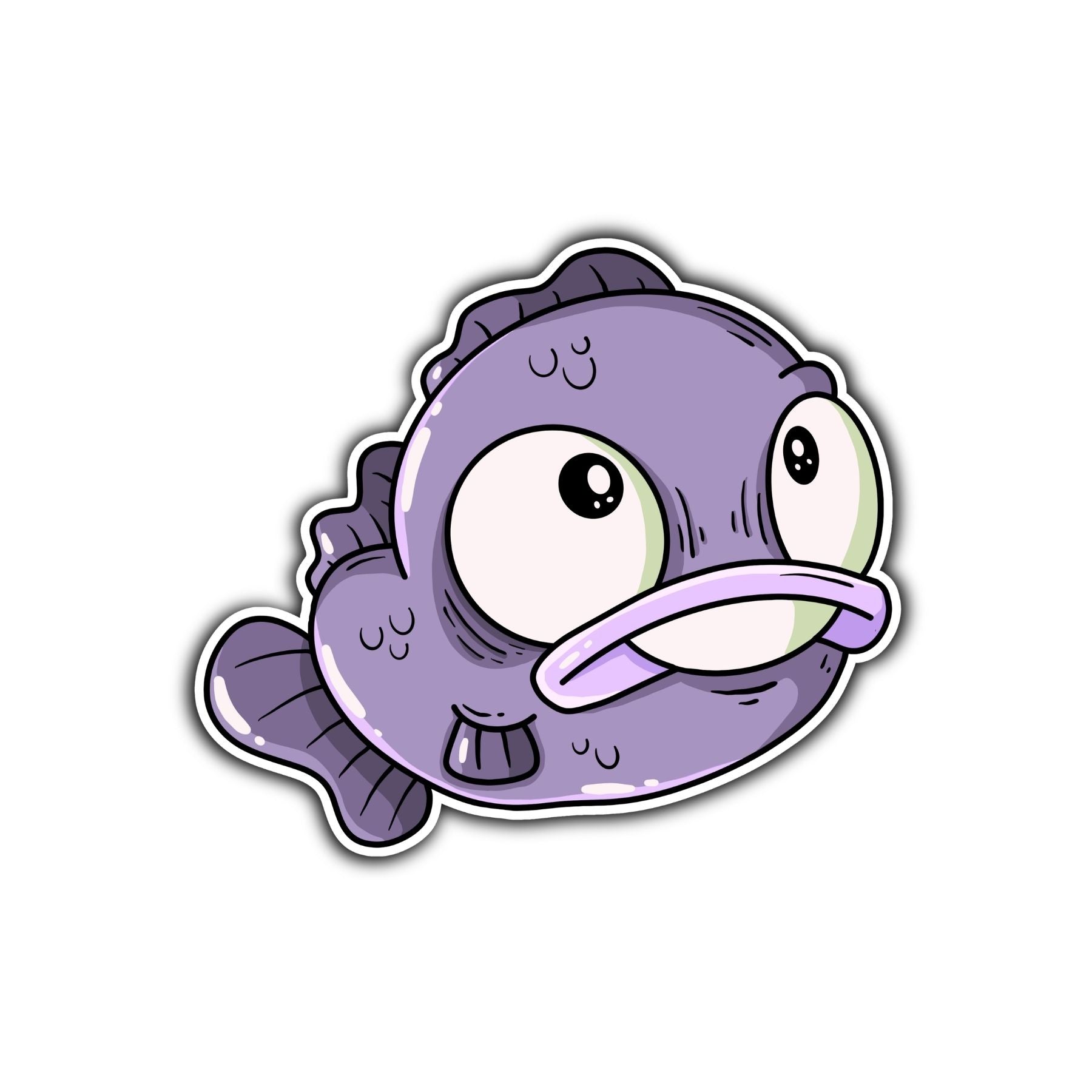 Gilly Goldfish V Sticker - primary