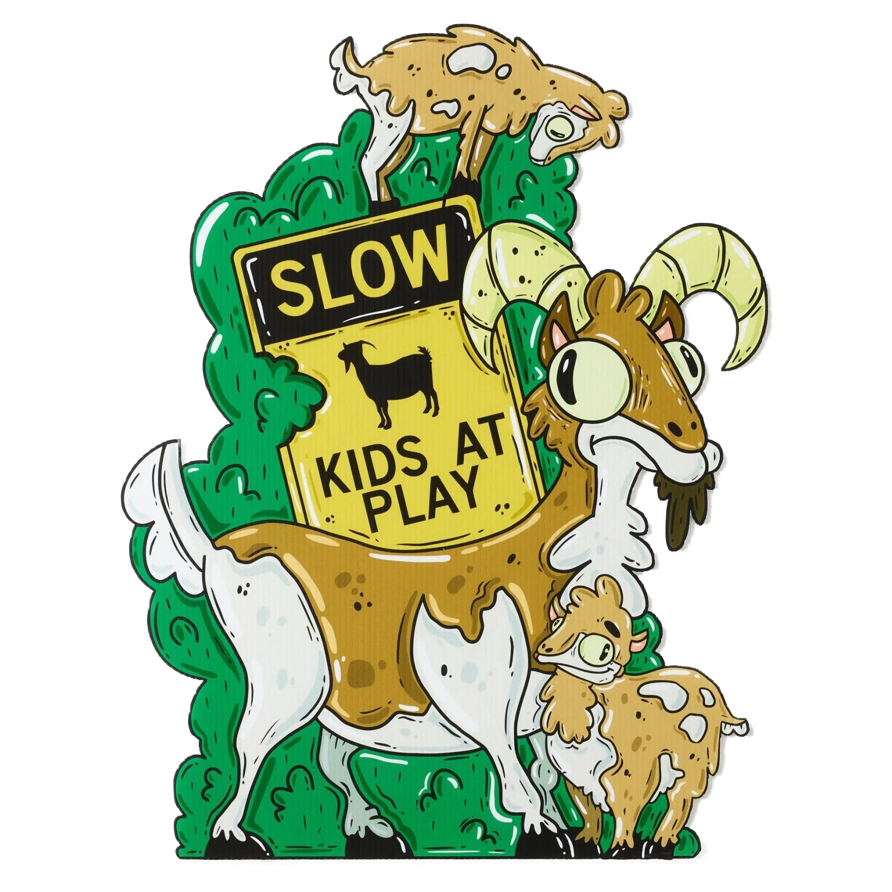 Goatley Family Kids at Play Yard Sign - primary