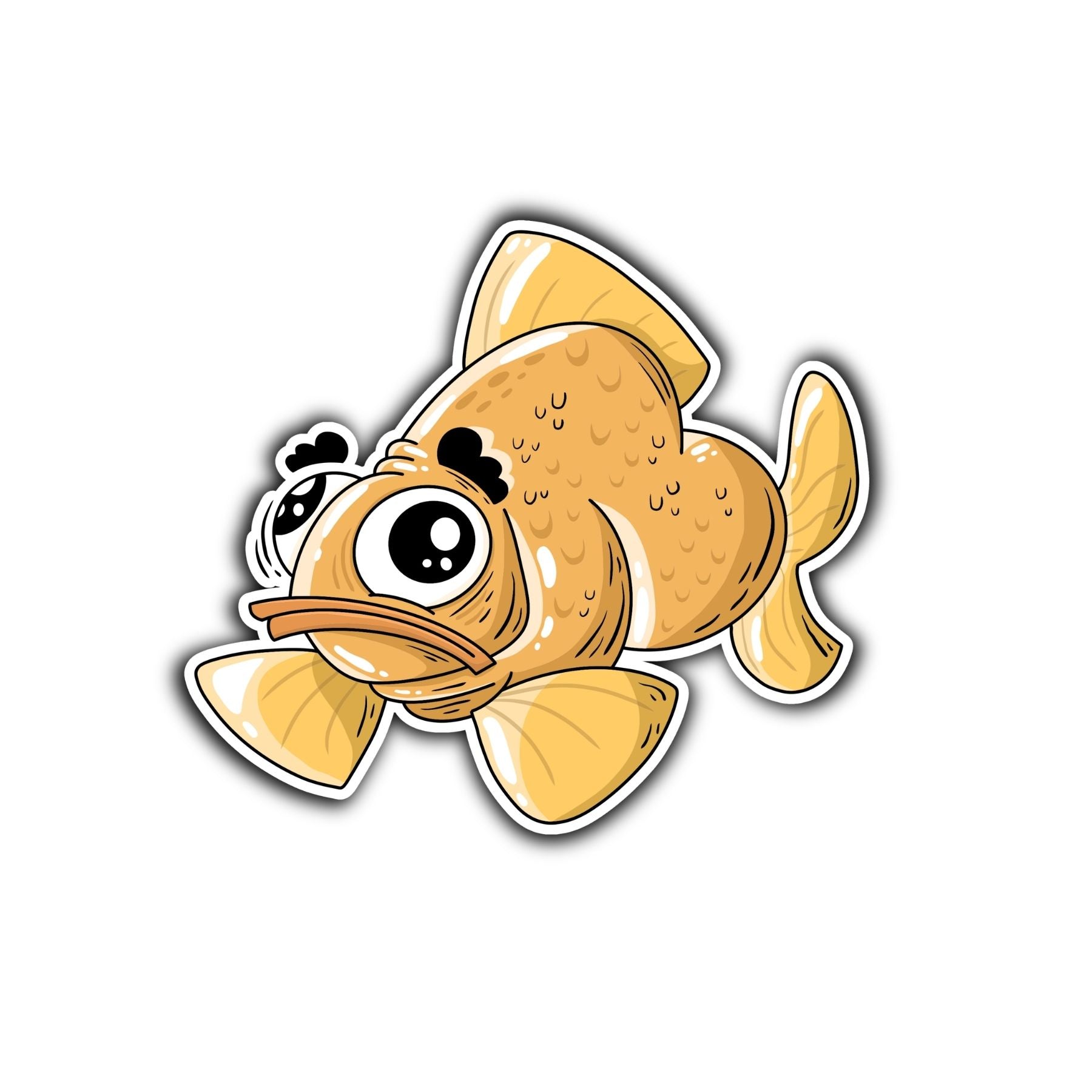 Goldfish Sticker - Mike Bennett Studios