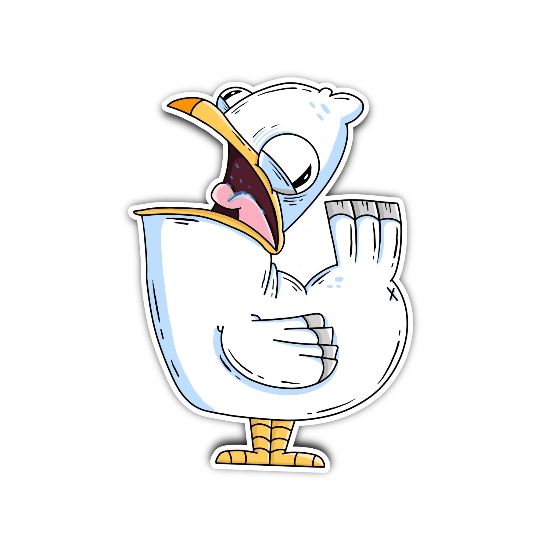 Gull I Sticker - Mike Bennett Studios