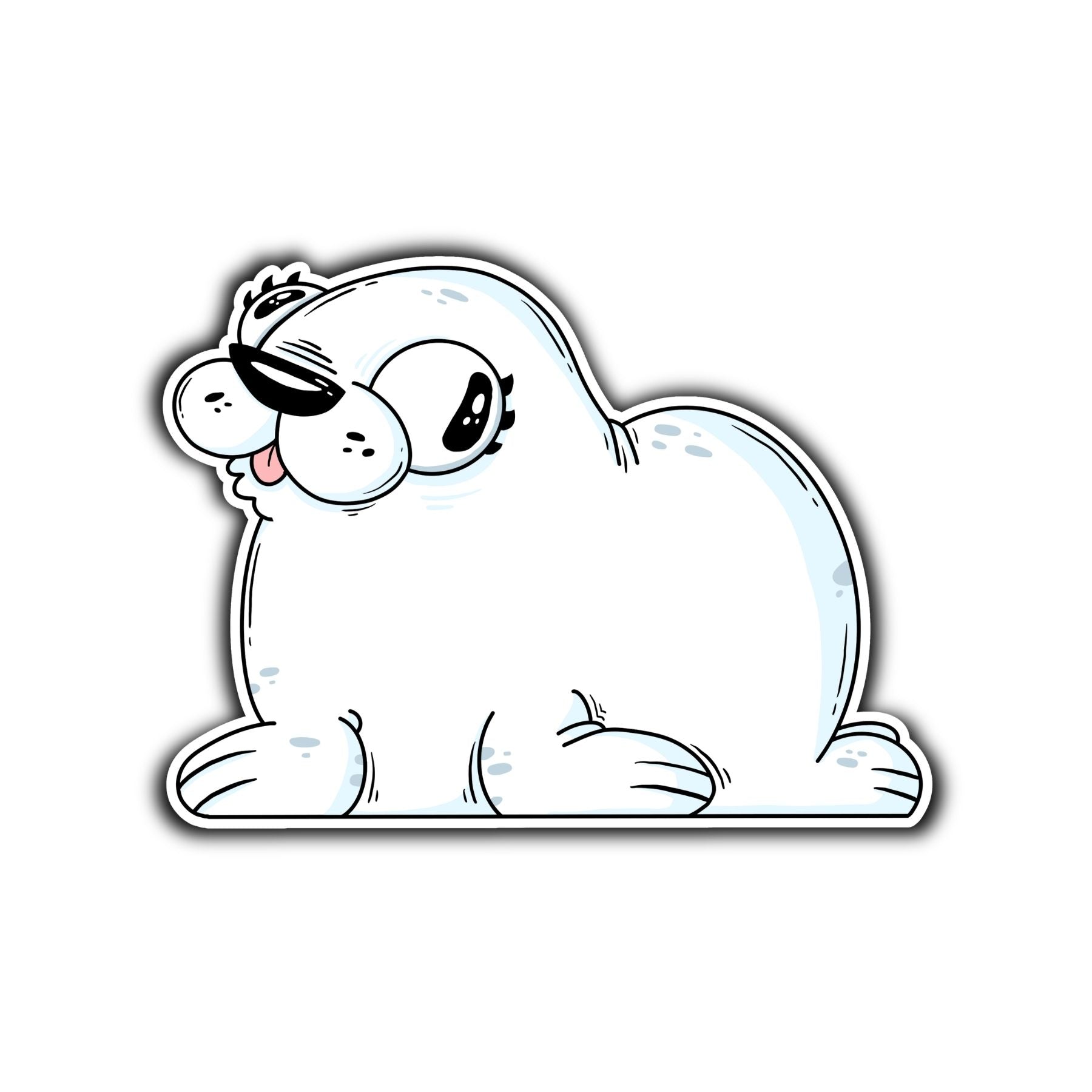 Harp Seal Sticker - Mike Bennett Studios