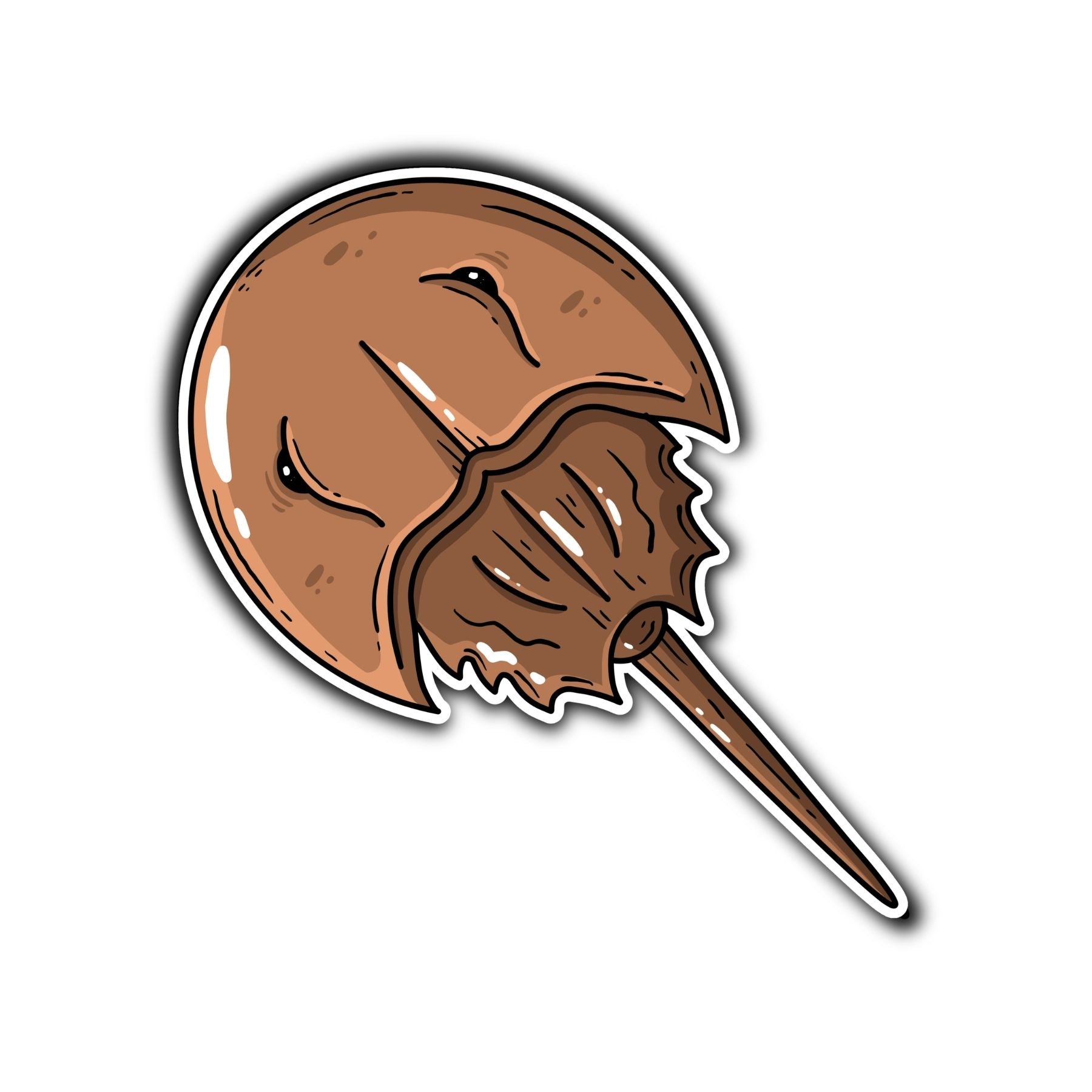 Horseshoe Crab Sticker - Mike Bennett Studios
