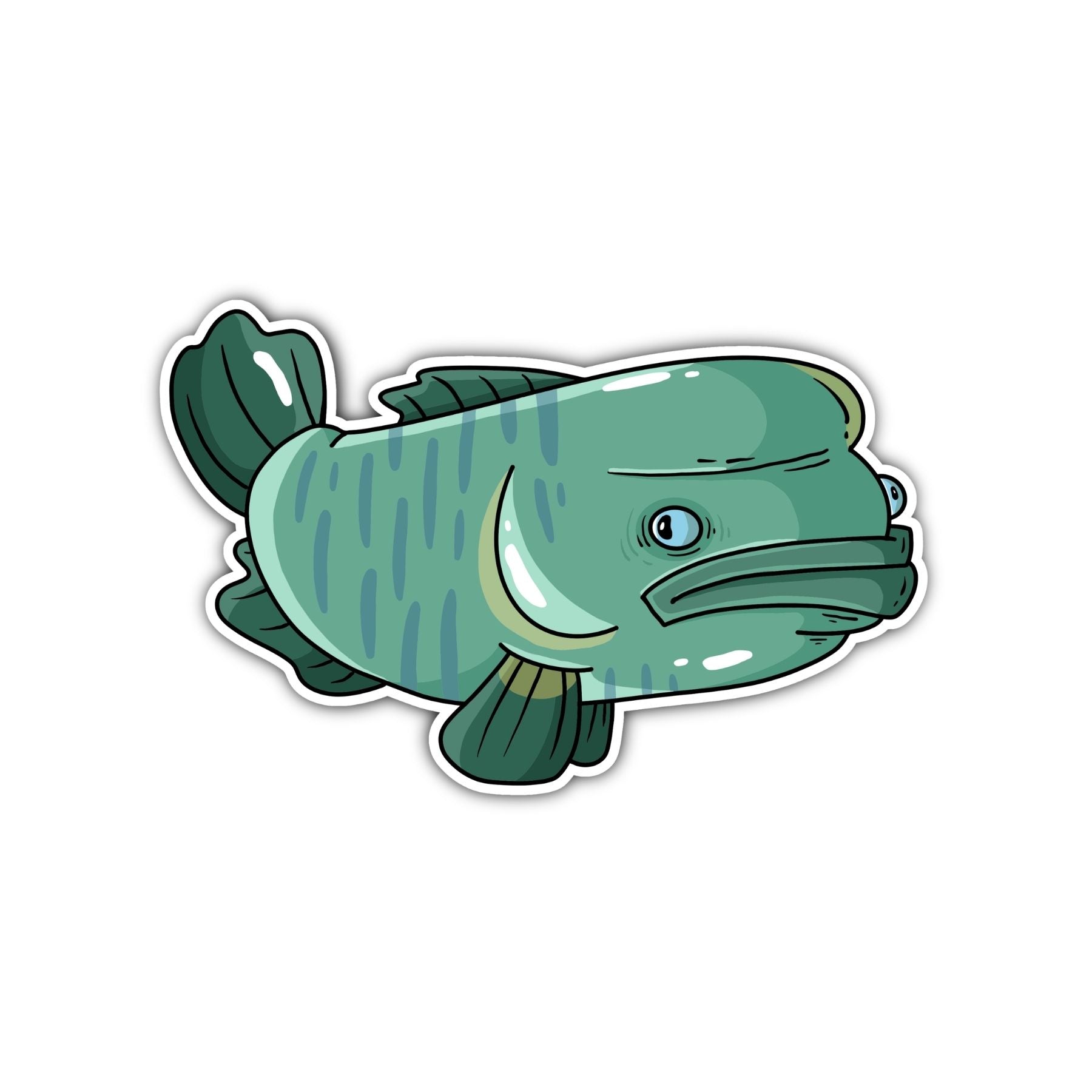 Humphead Wrasse Sticker - primary