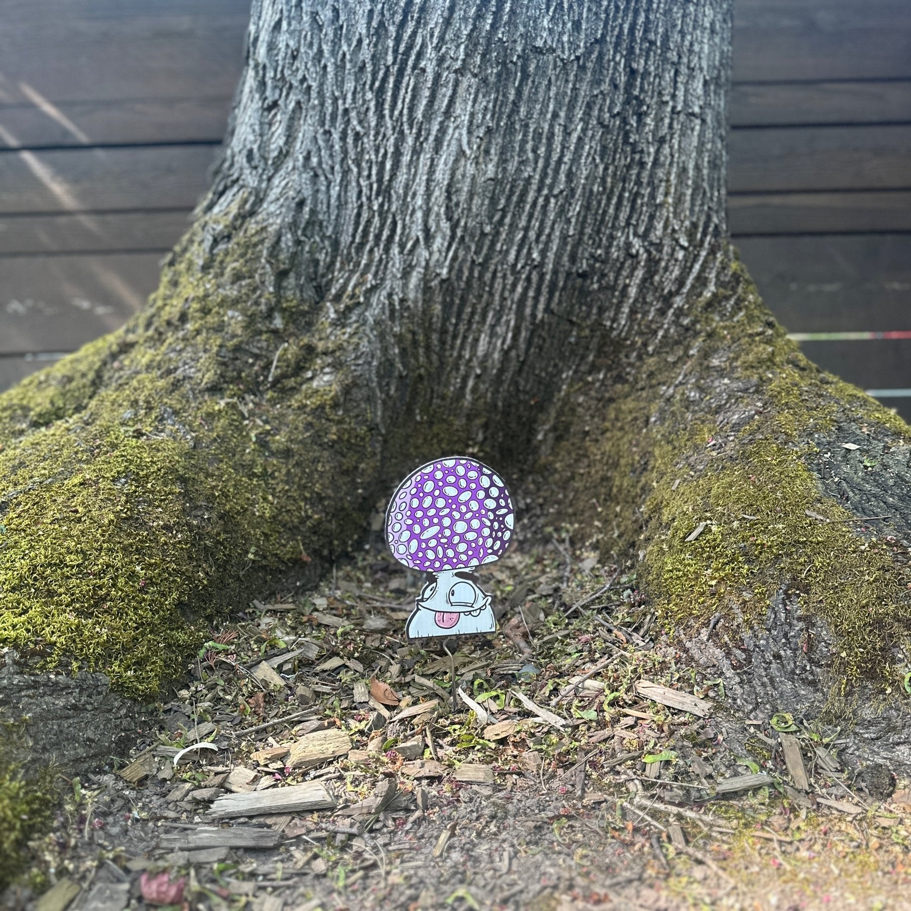 Shroomie "Wee Stevie" Mini Yard Sign - Mike Bennett Studios