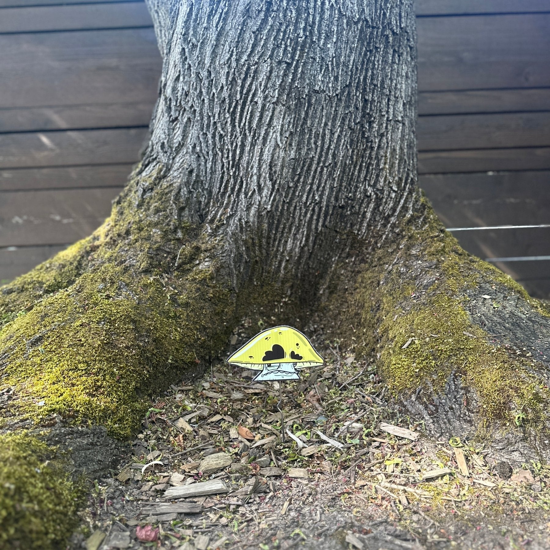 Shroomie "Lance" Mini Yard Sign - Mike Bennett Studios