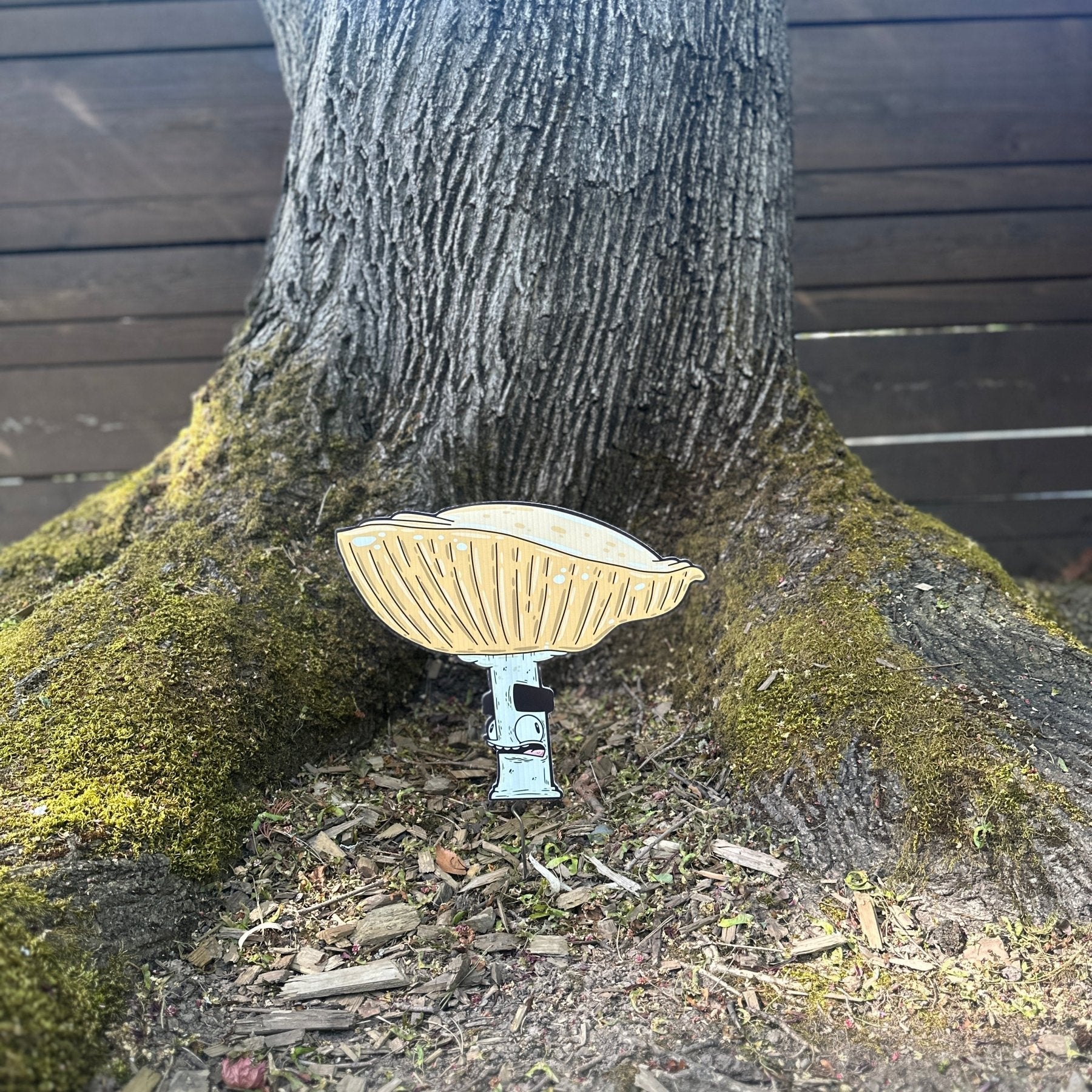 Shroomie "Murph" Mini Yard Sign - Mike Bennett Studios
