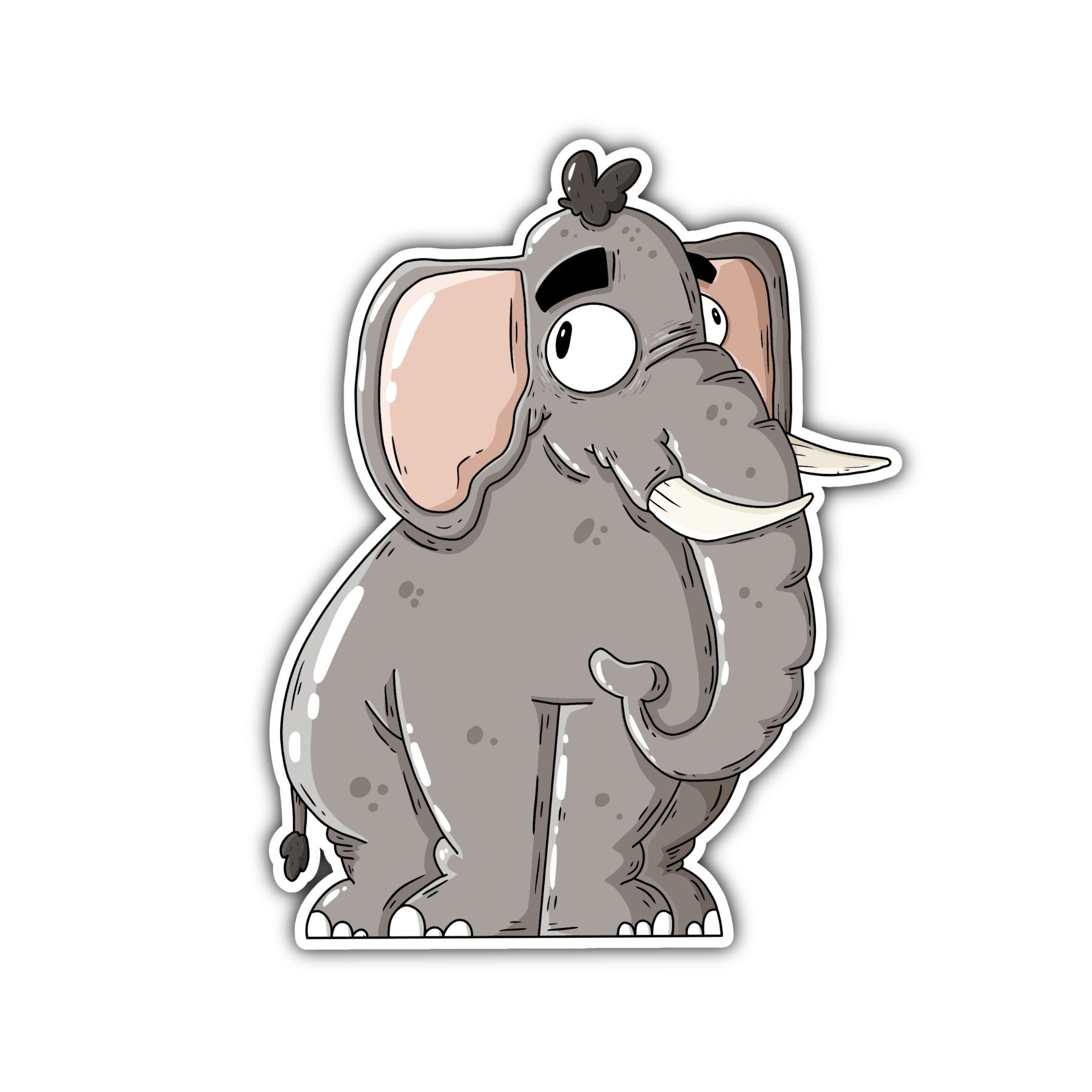 Indian Elephant Sticker - Mike Bennett Studios