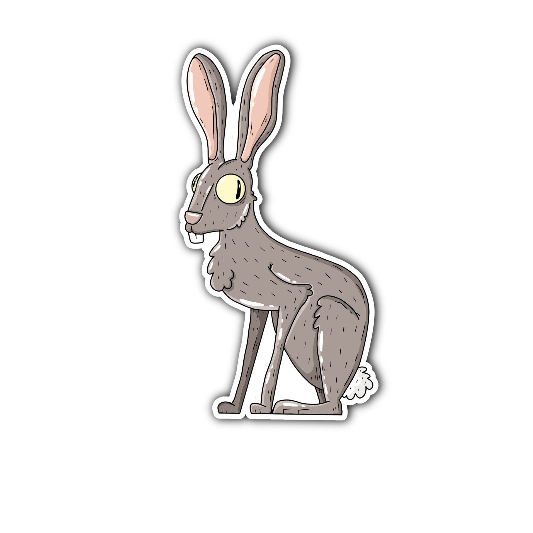 Jackrabbit Sticker - Mike Bennett Studios