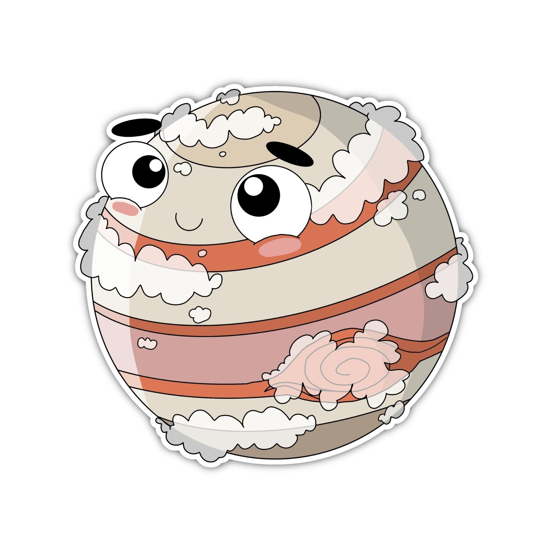 Jupiter Planet Sticker - Mike Bennett Studios
