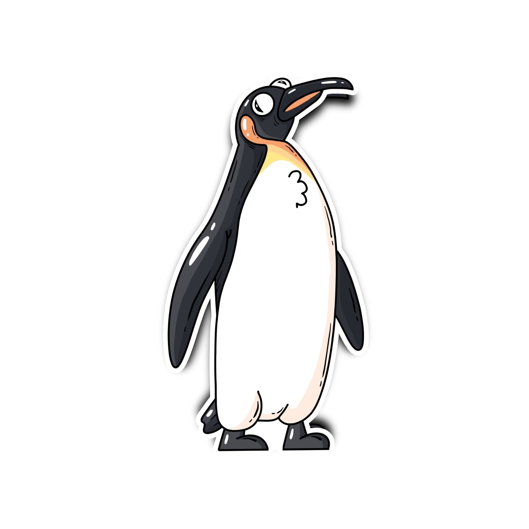King Penguin Sticker - Mike Bennett Studios