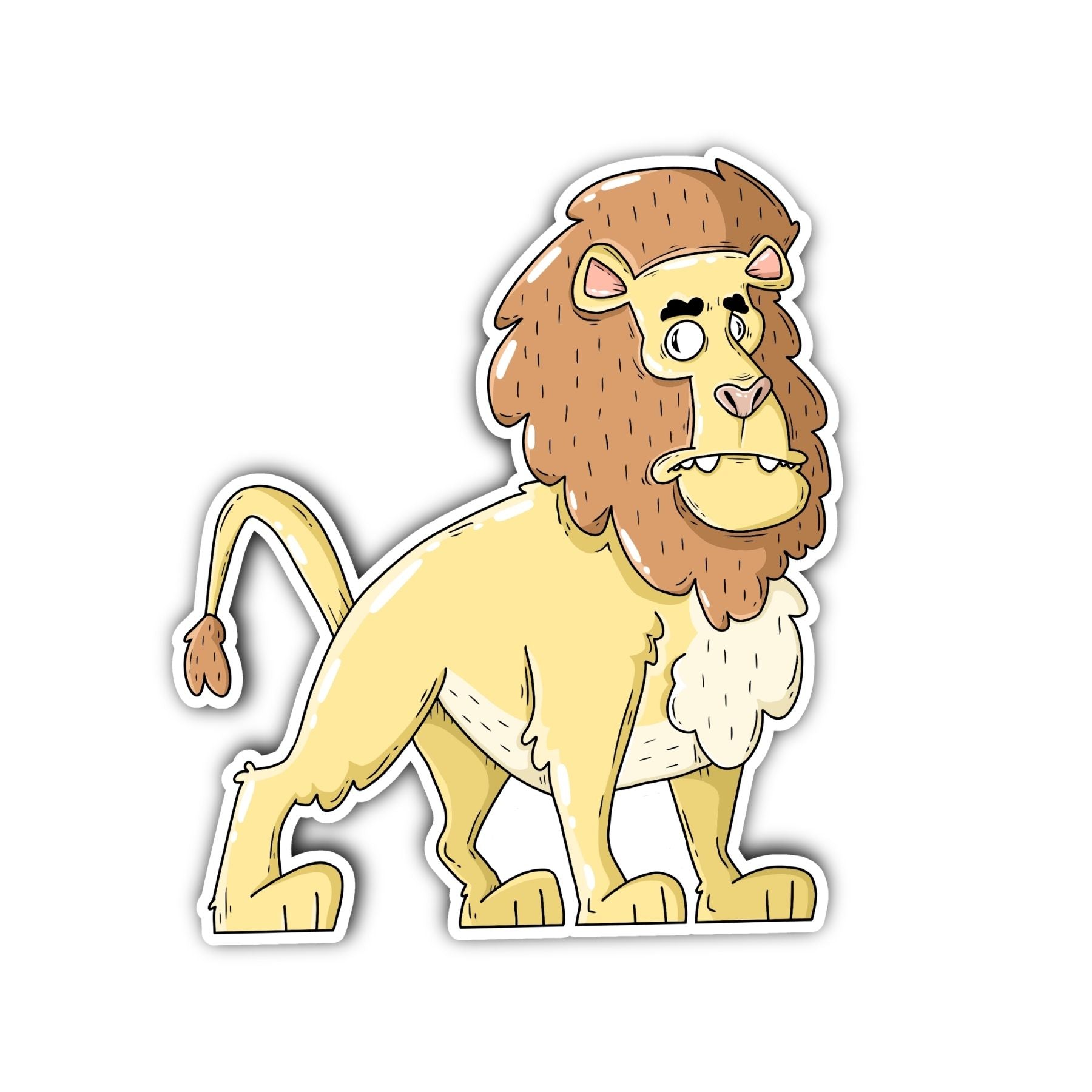 Lion Sticker - Mike Bennett Studios
