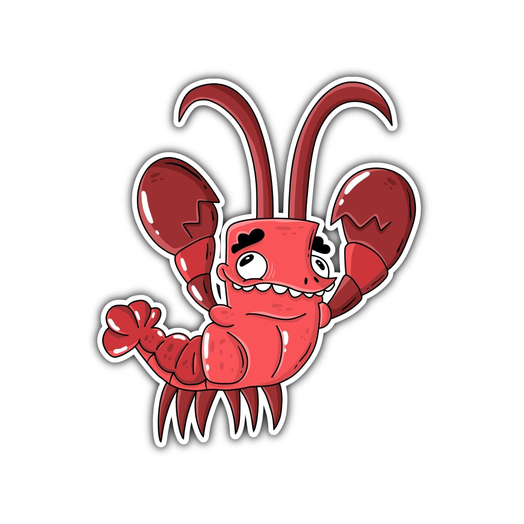 Lobster Sticker - Mike Bennett Studios
