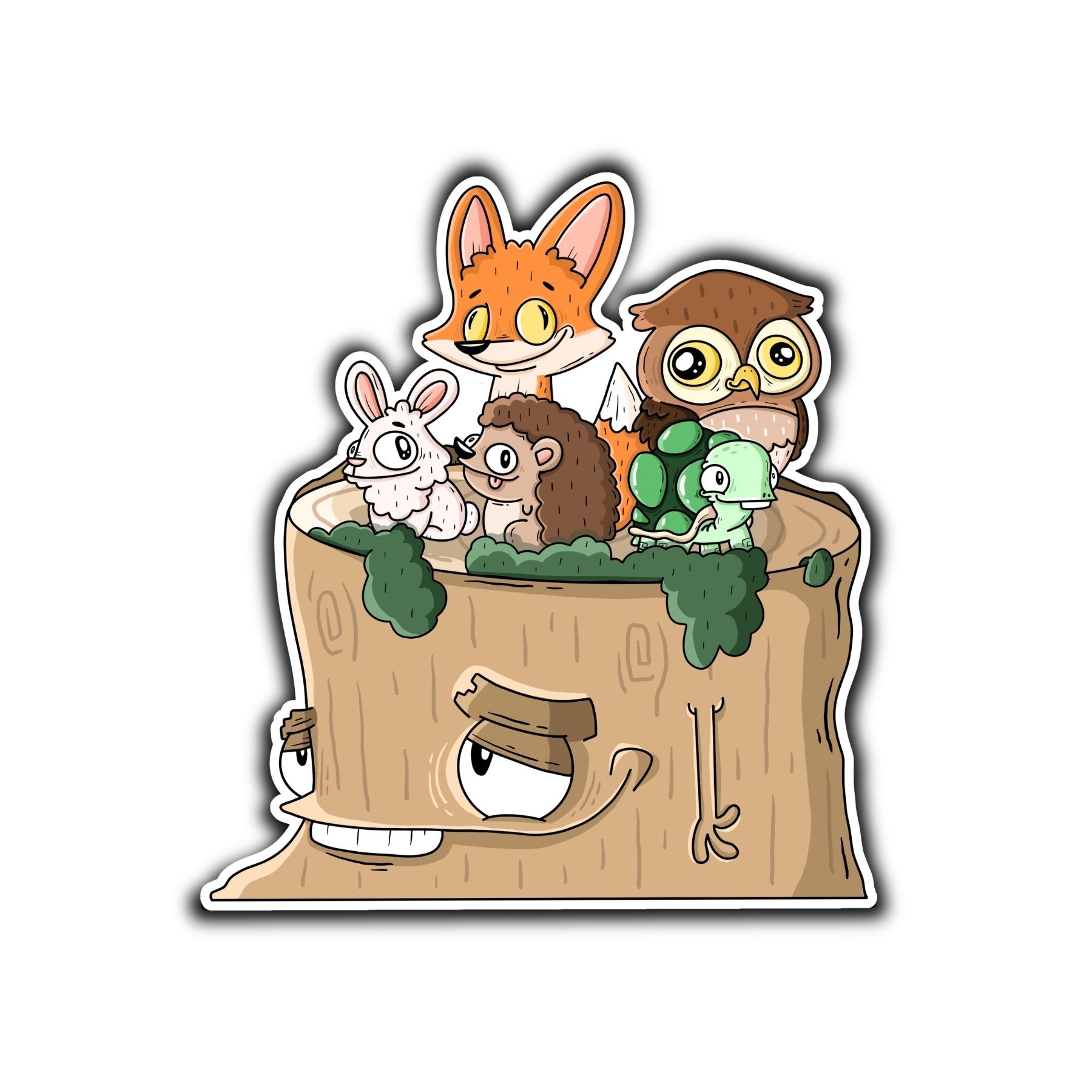 Logmother WW Monster Sticker - Mike Bennett Studios