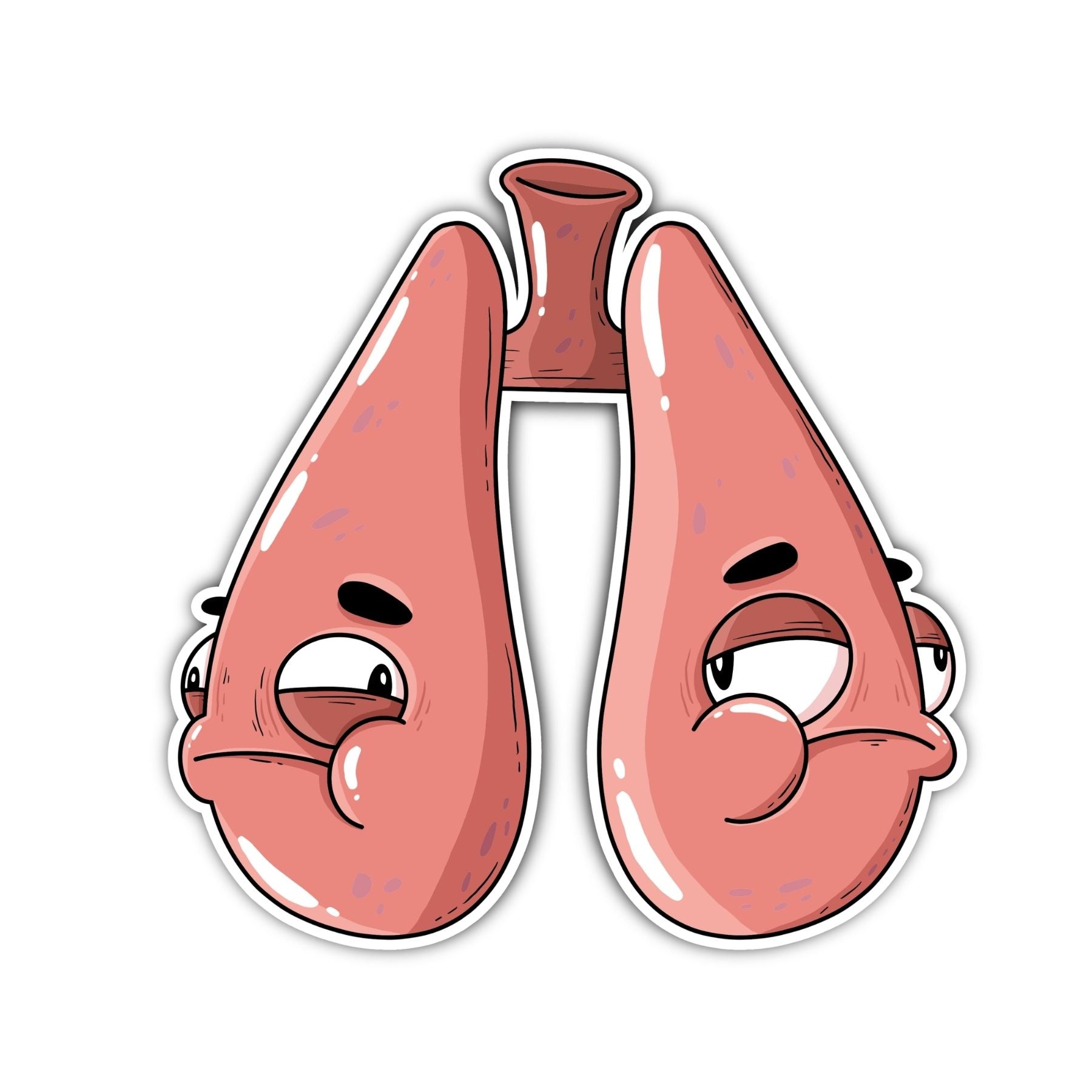 Lung Sticker - Mike Bennett Studios