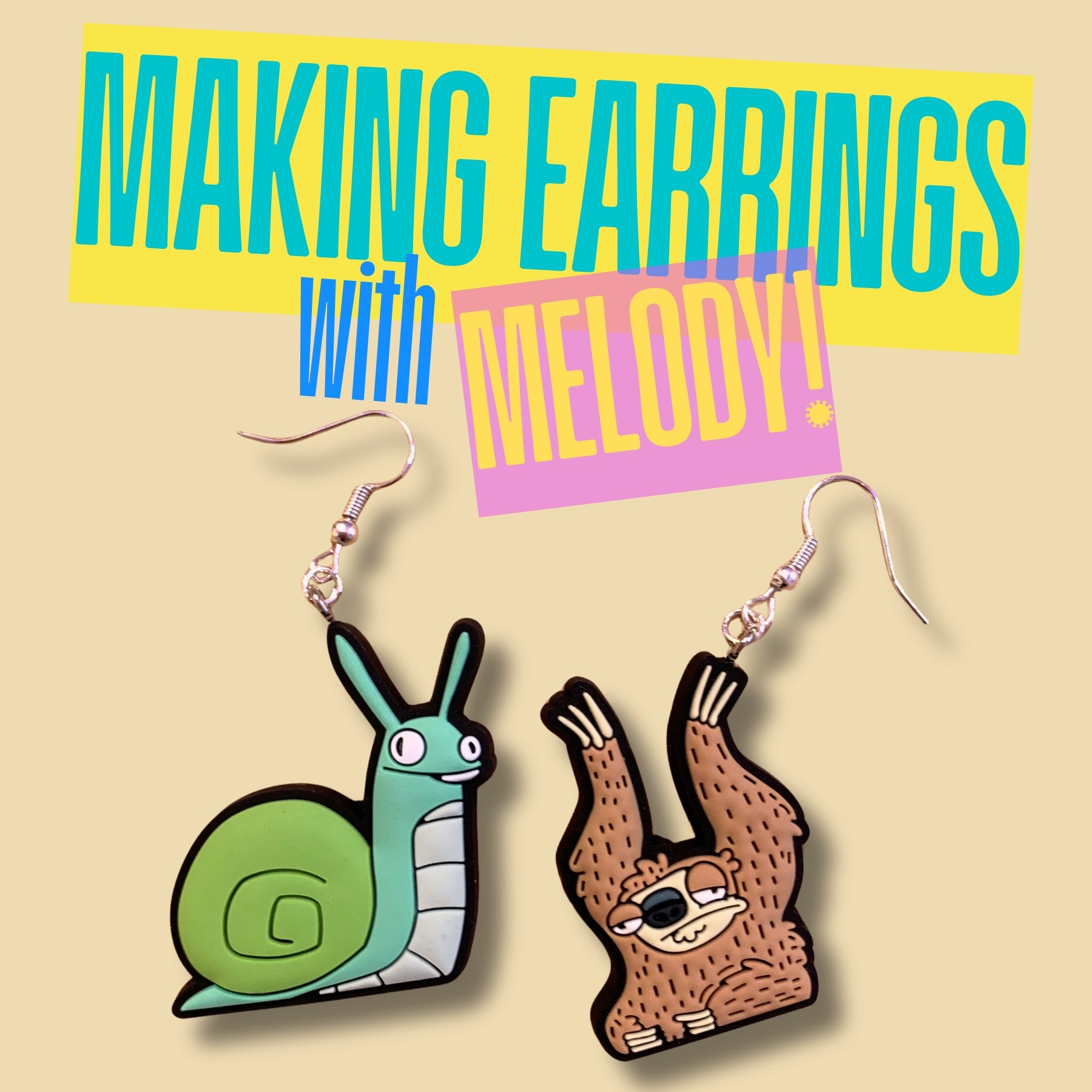 Makin' Cartoon Earrings with Melody — 7/23/26
