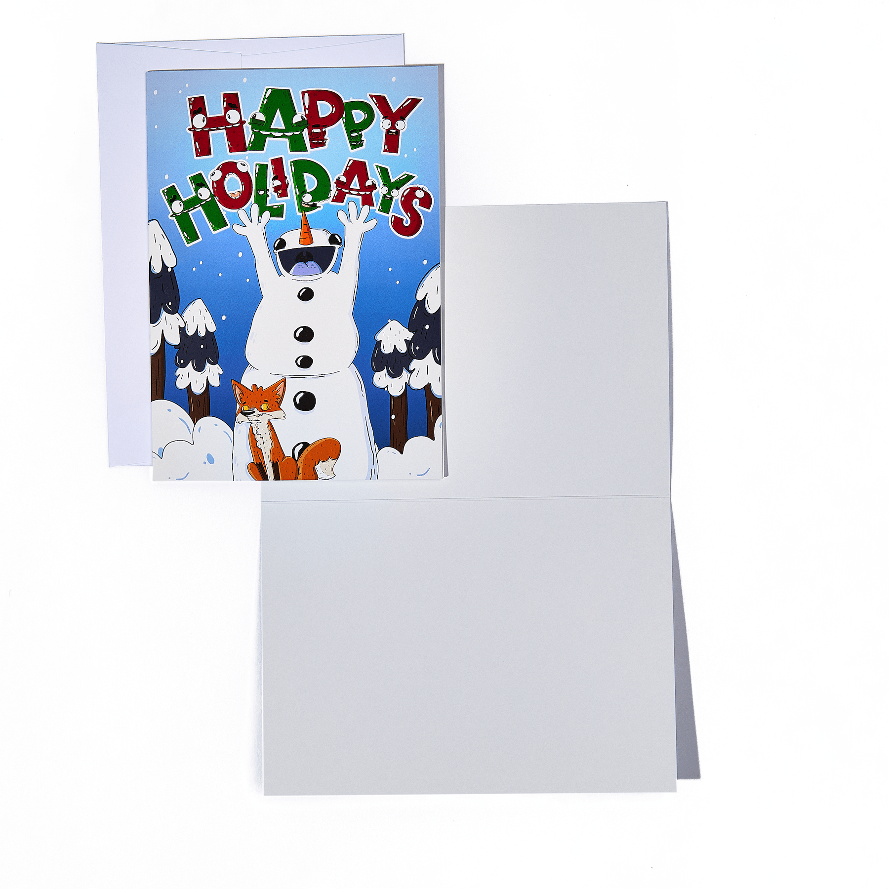 Snowman Holiday Card Set - 10 Pack - Mike Bennett Studios
