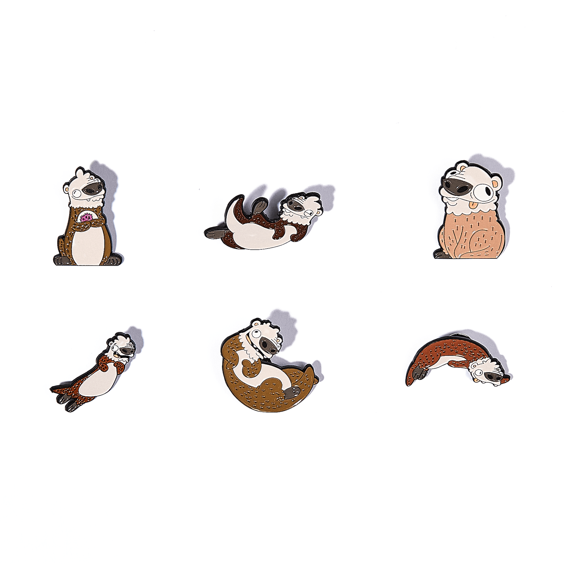 Sea Otter Mystery Pin - Mike Bennett Studios