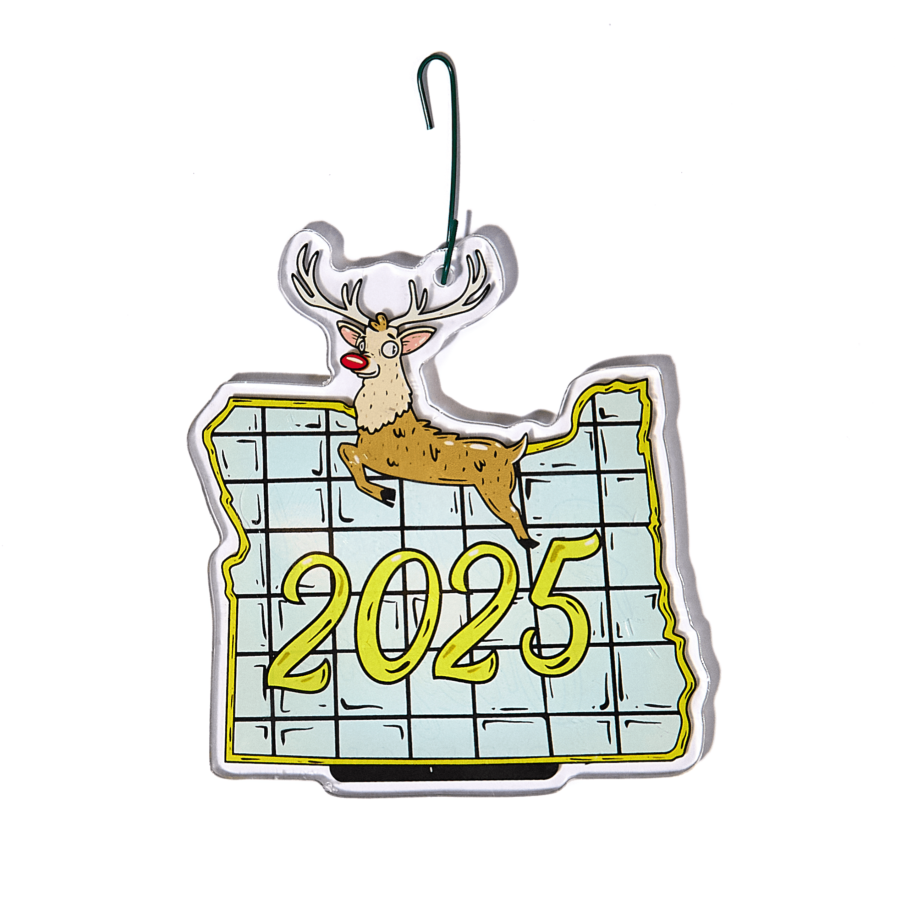 2025 PDX Stag Sign Ornament - Mike Bennett Studios