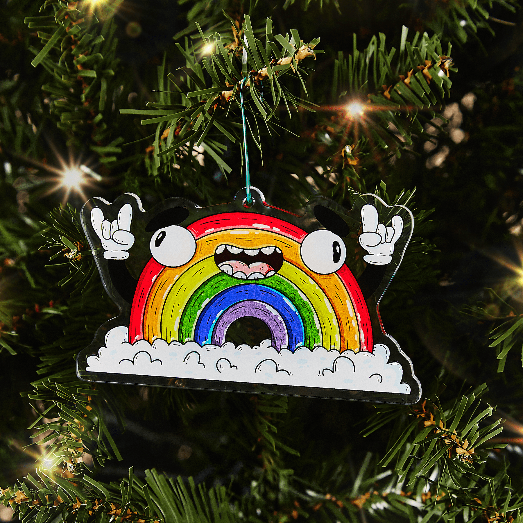 Rainbow Ornament - alternate