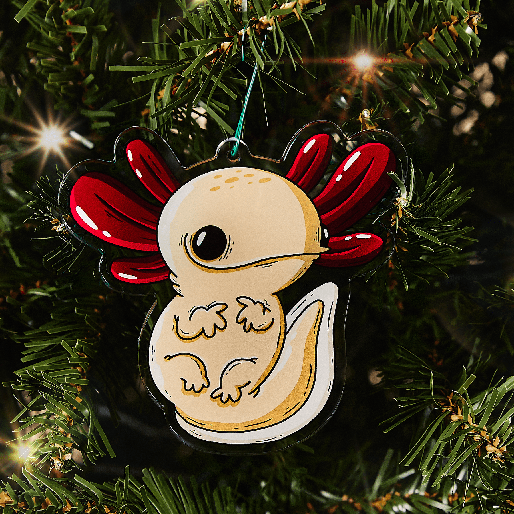 Axolotl Ornament - Mike Bennett Studios