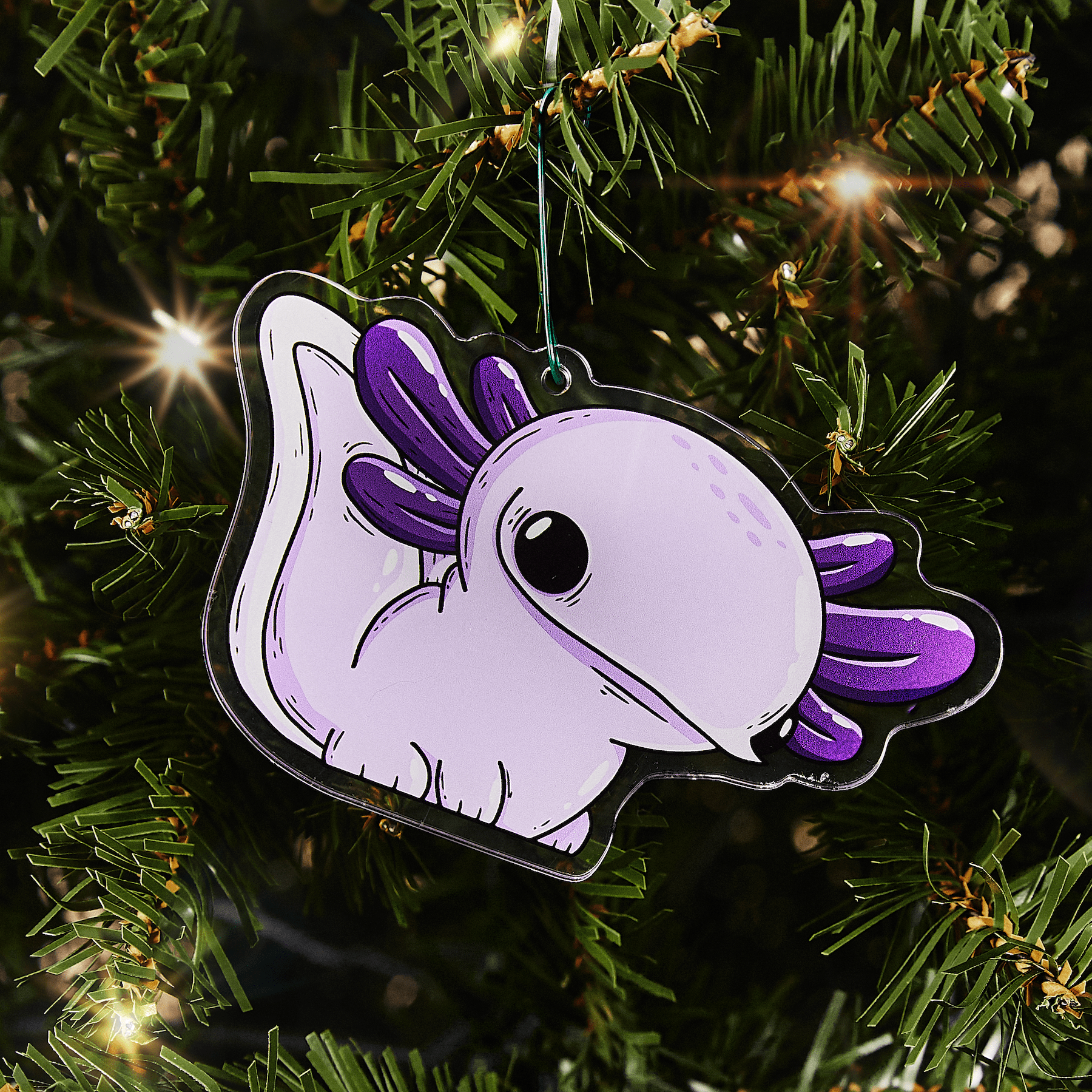Axolotl Ornament - Mike Bennett Studios
