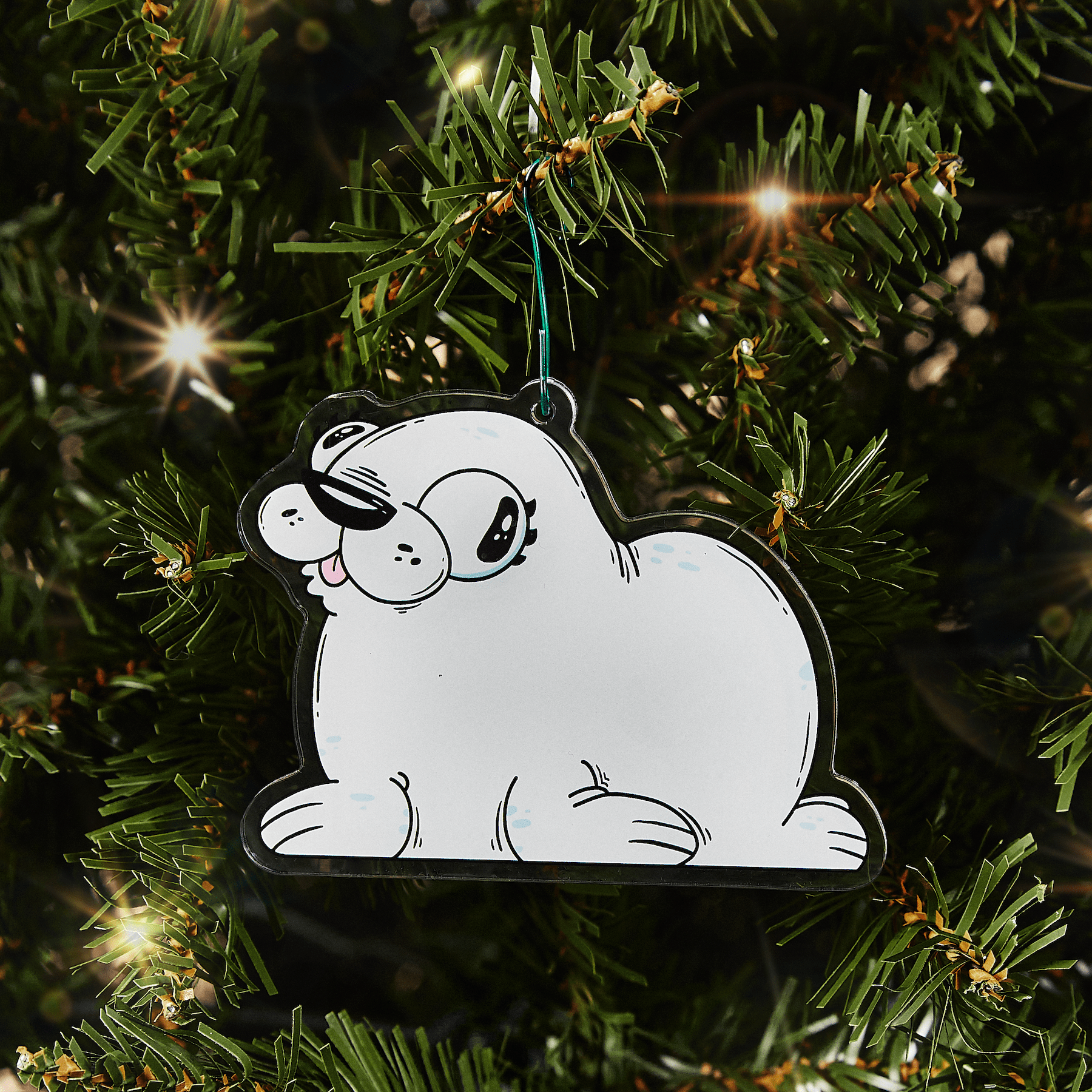 Harp Seal Ornament - alternate