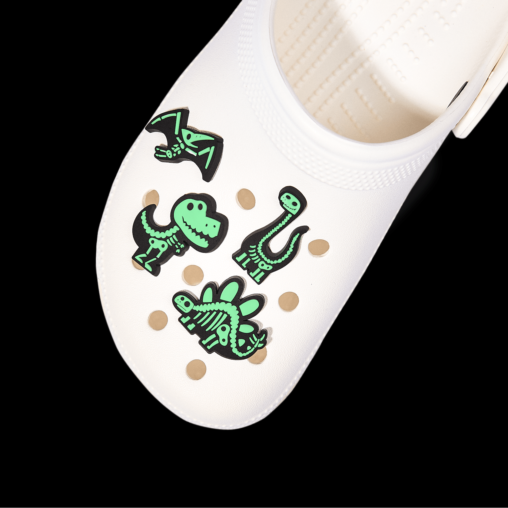 Glow - In - The - Dark Dinosaur Character Charm Set - Mike Bennett Studios