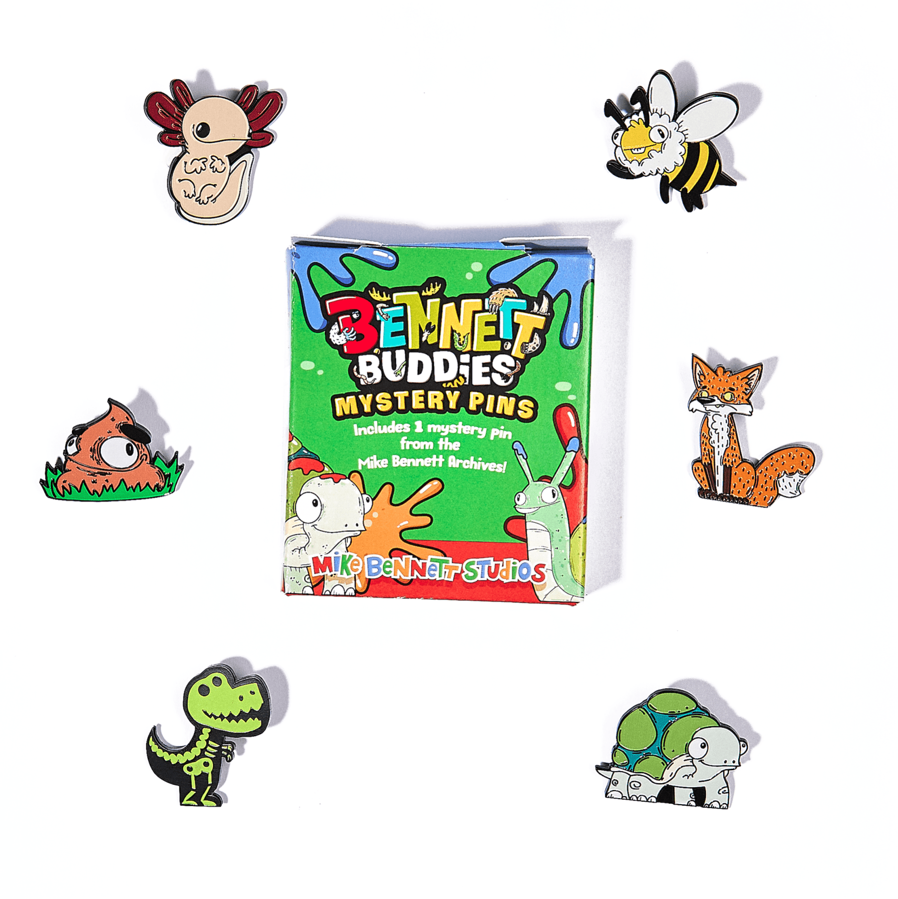 Bennett Buddies Mystery Enamel Pin - primary