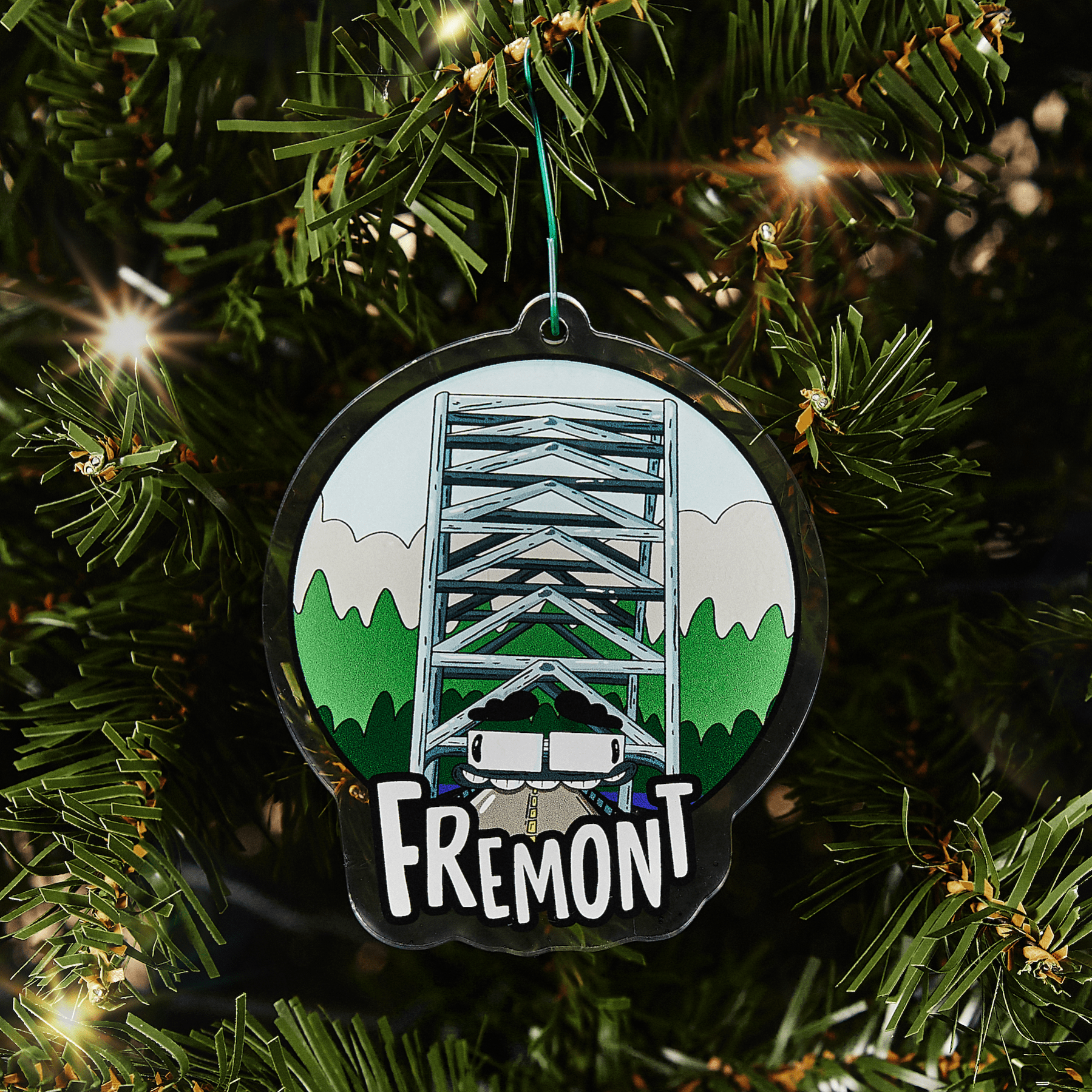 Portland Bridge Mystery Ornament - Mike Bennett Studios
