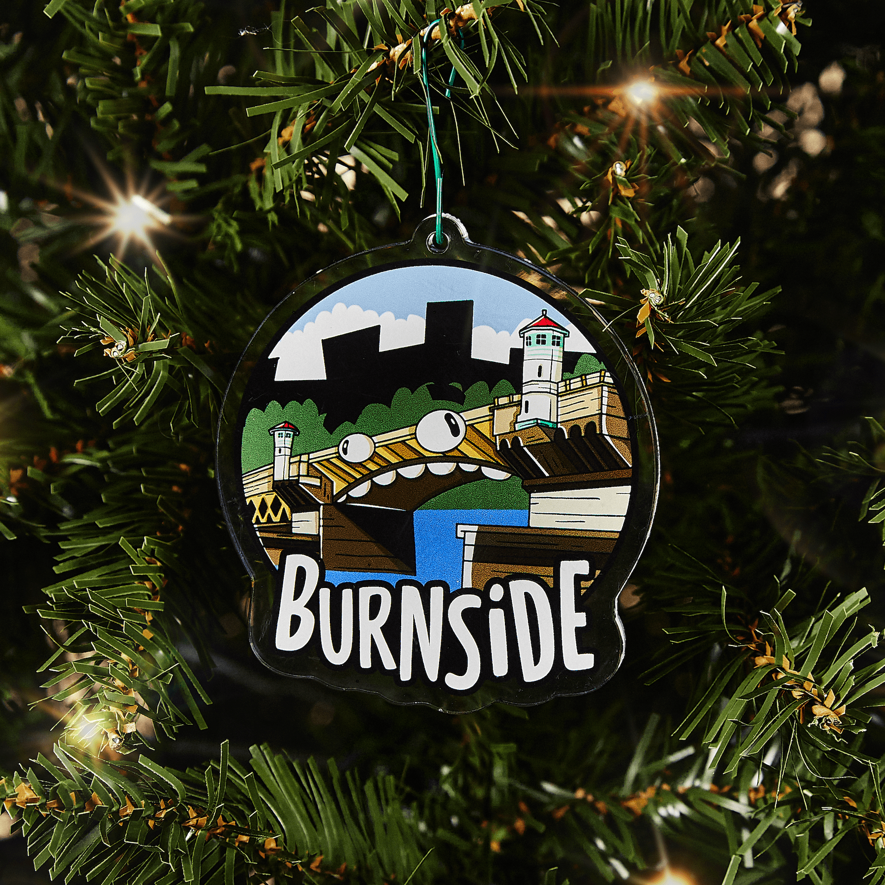 Portland Bridge Mystery Ornament - Mike Bennett Studios