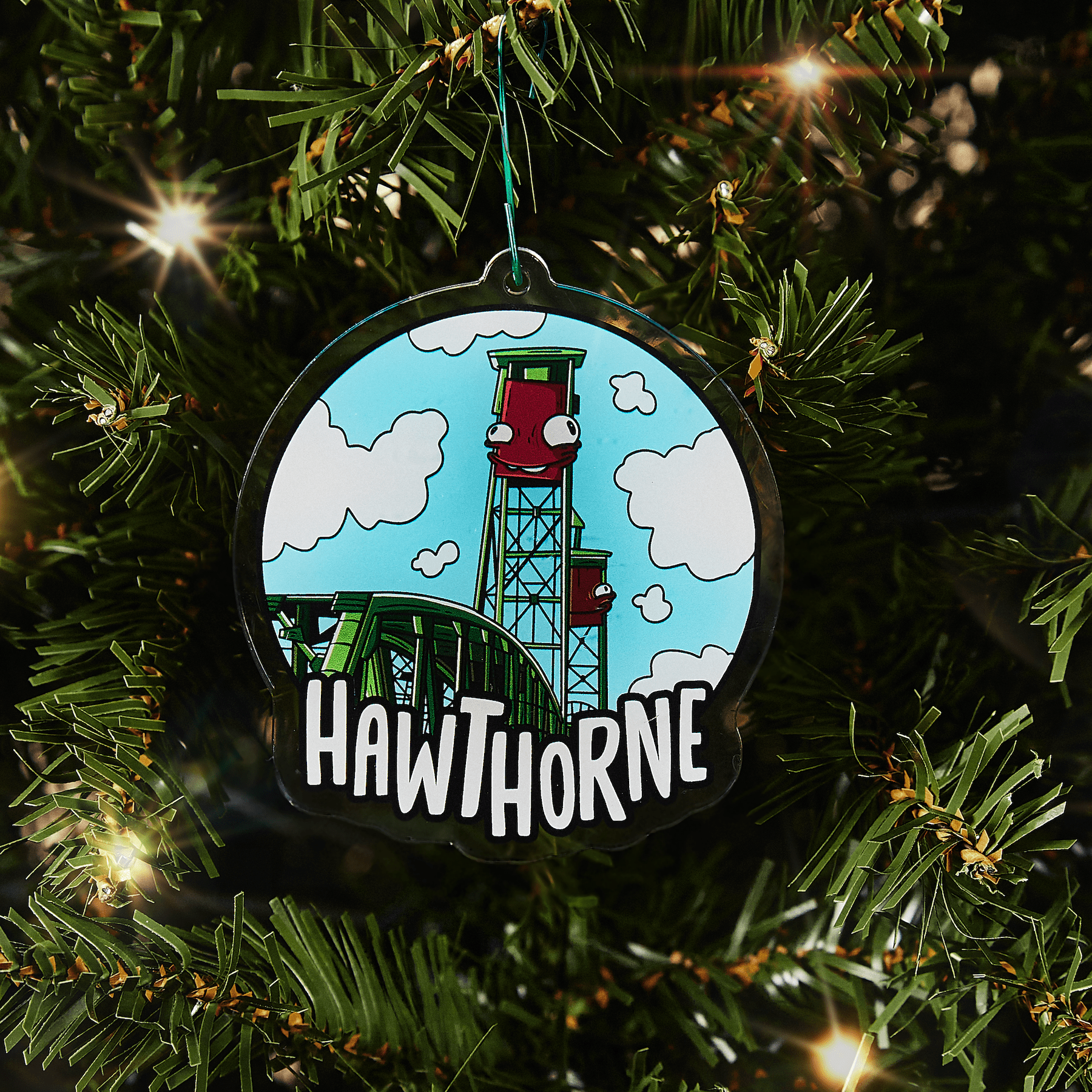 Portland Bridge Mystery Ornament - alternate