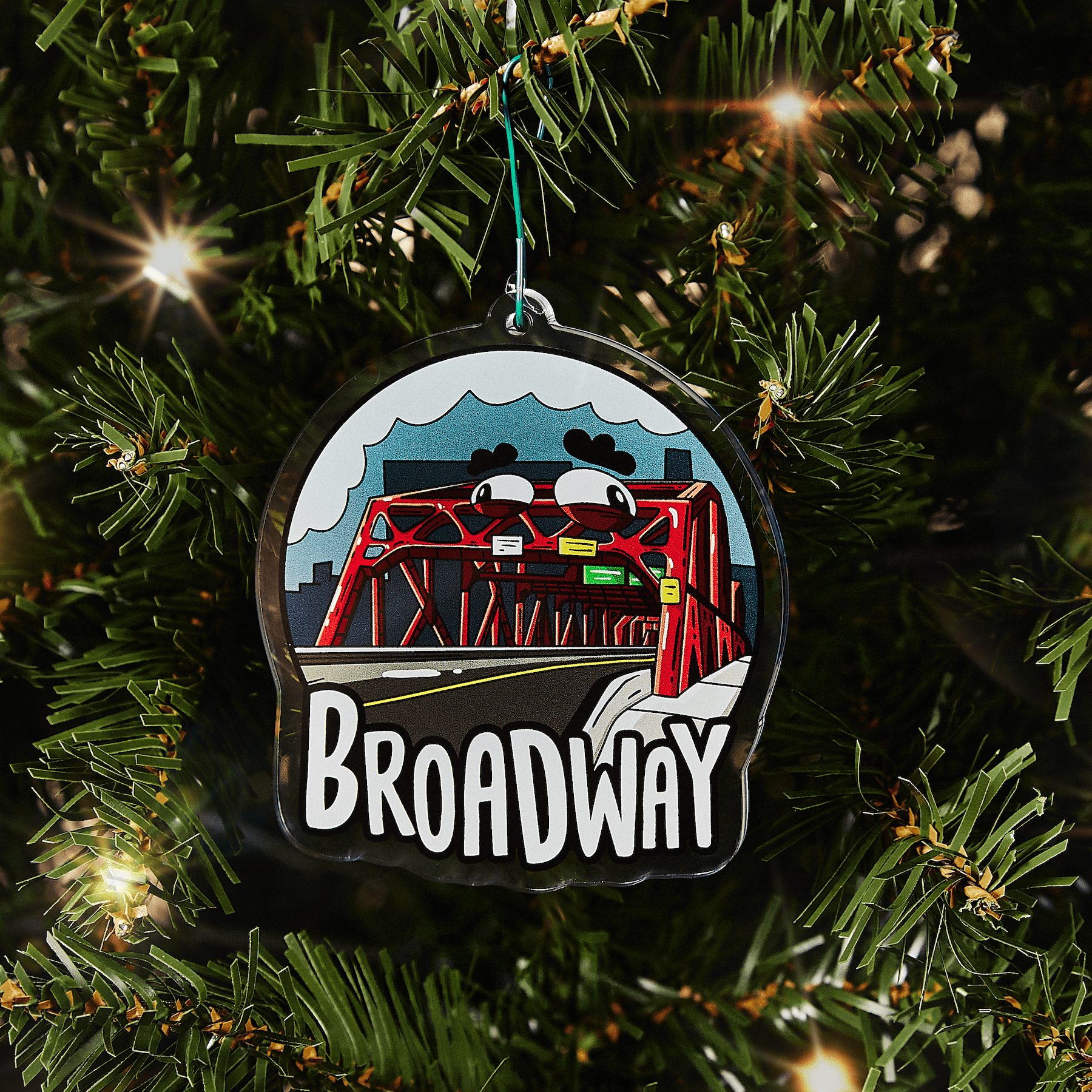 Portland Bridge Mystery Ornament - Mike Bennett Studios