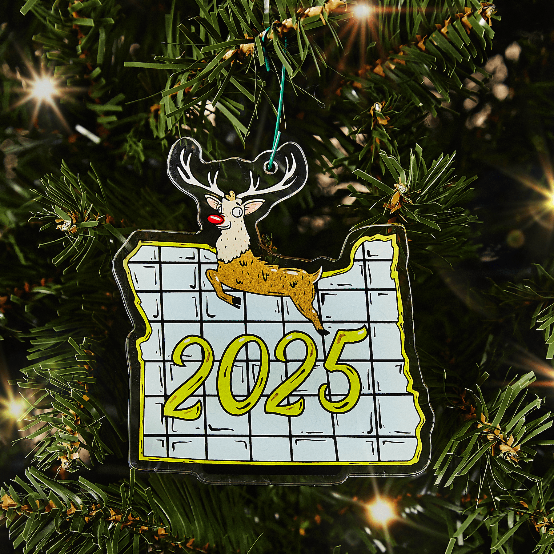 2025 Portland Stag Ornament - alternate