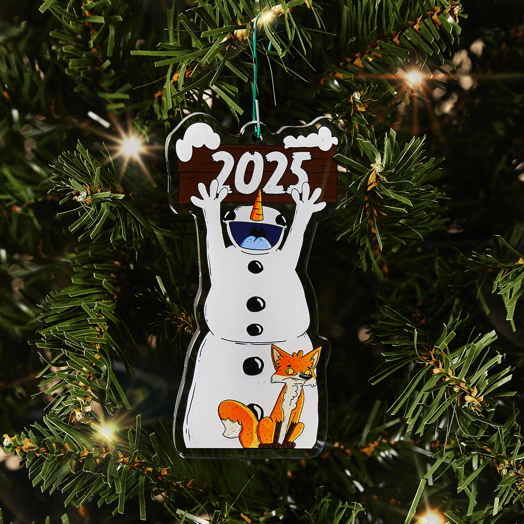 2025 Snowman Ornament - alternate