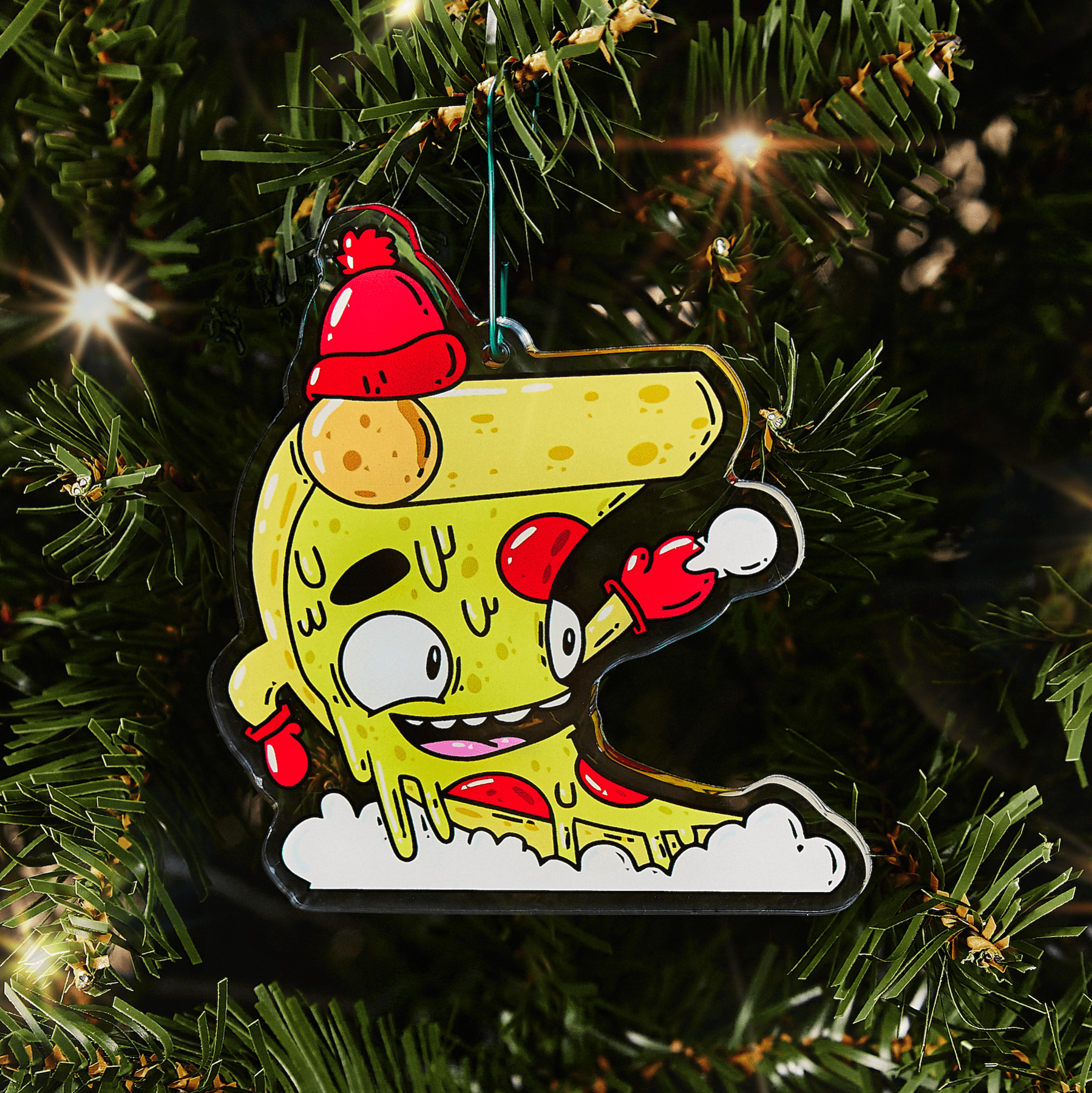 Pizza Pal Ornament - Mike Bennett Studios