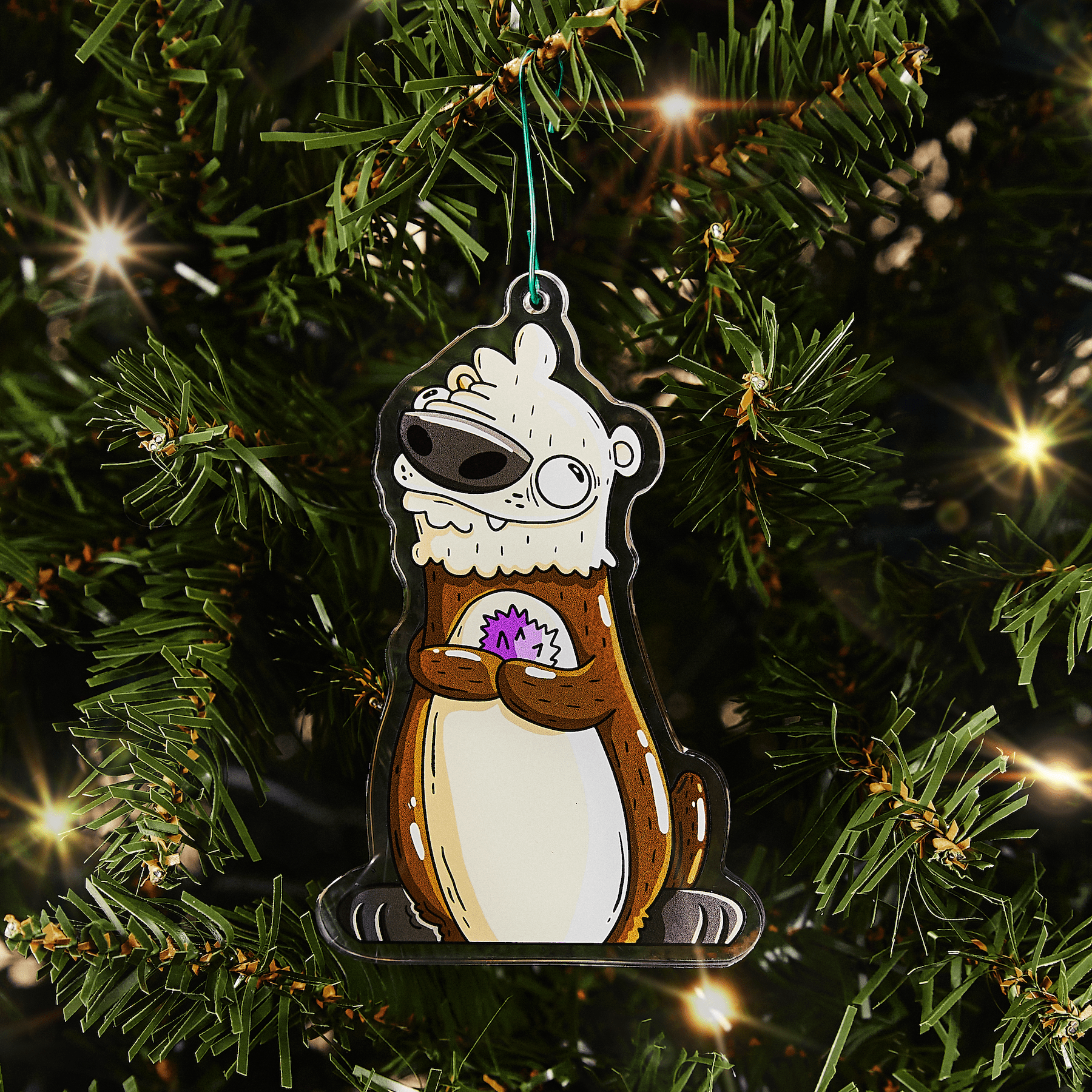 Sea Otter Ornament - alternate
