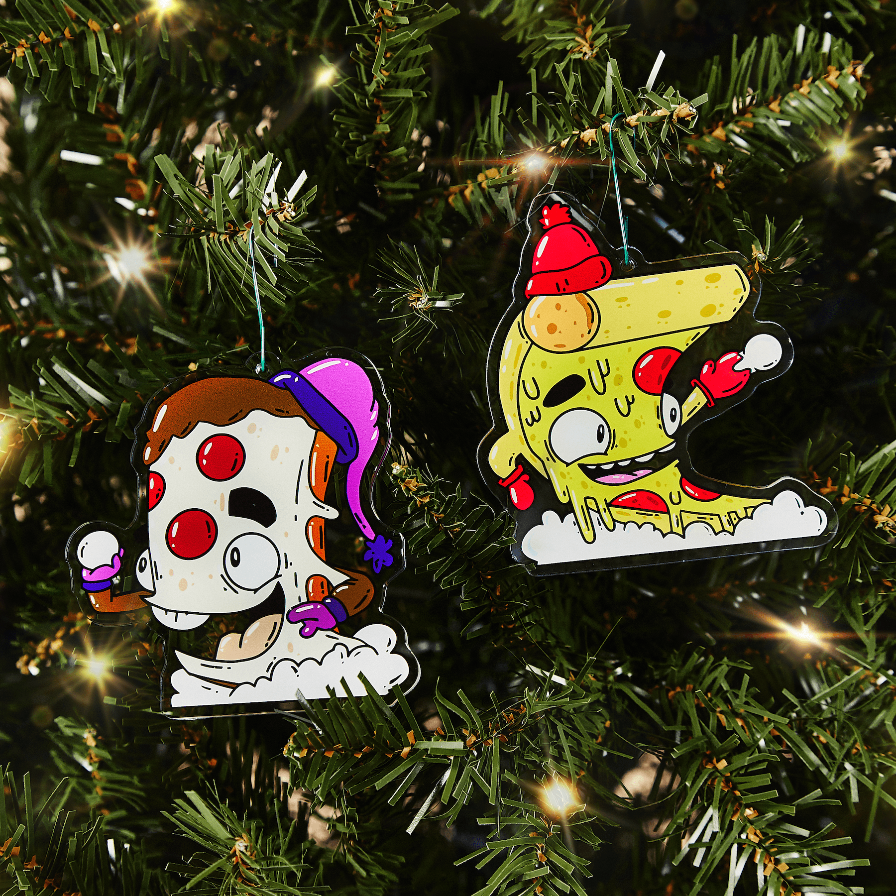 Pizza Pal Ornament - Mike Bennett Studios