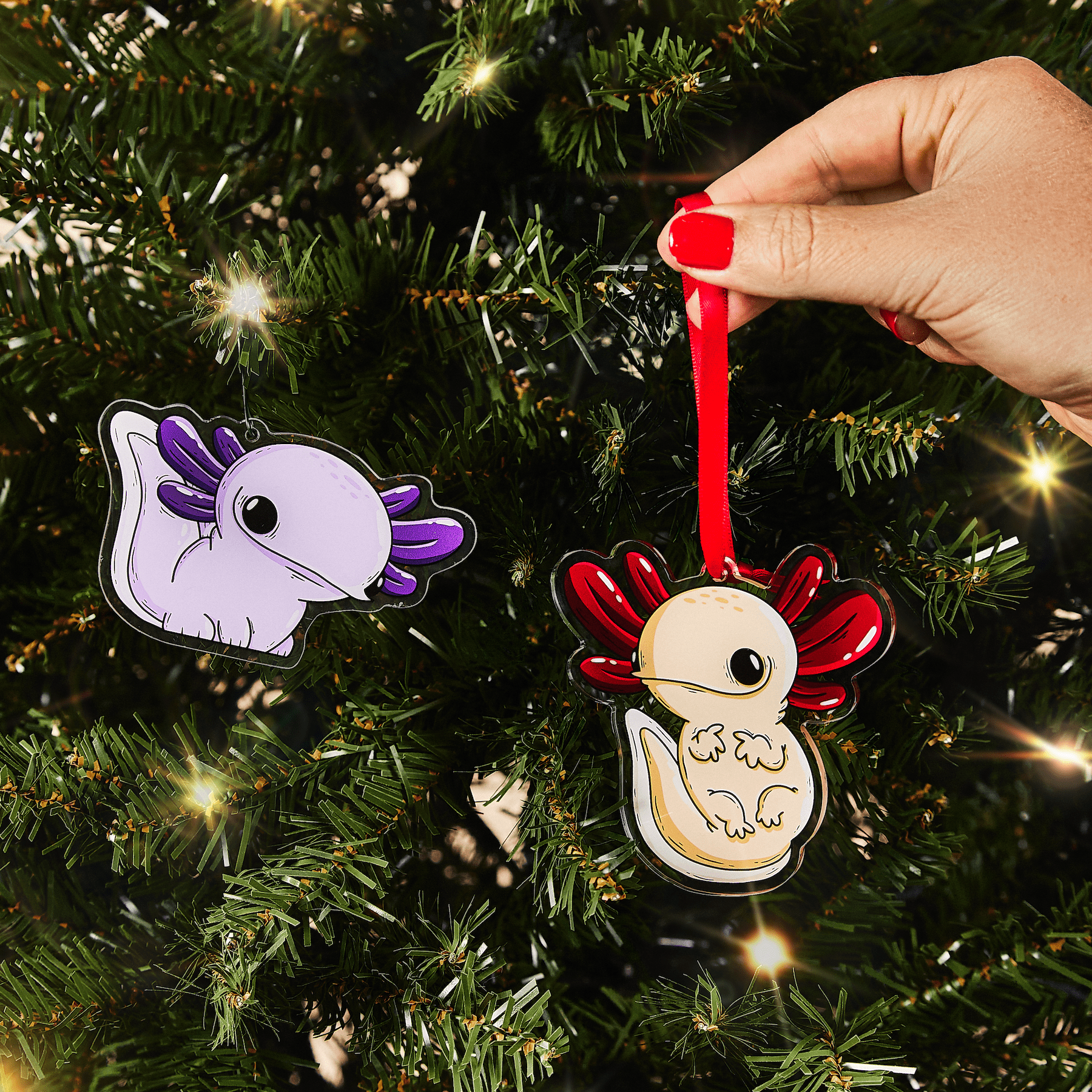 Axolotl Ornaments - alternate