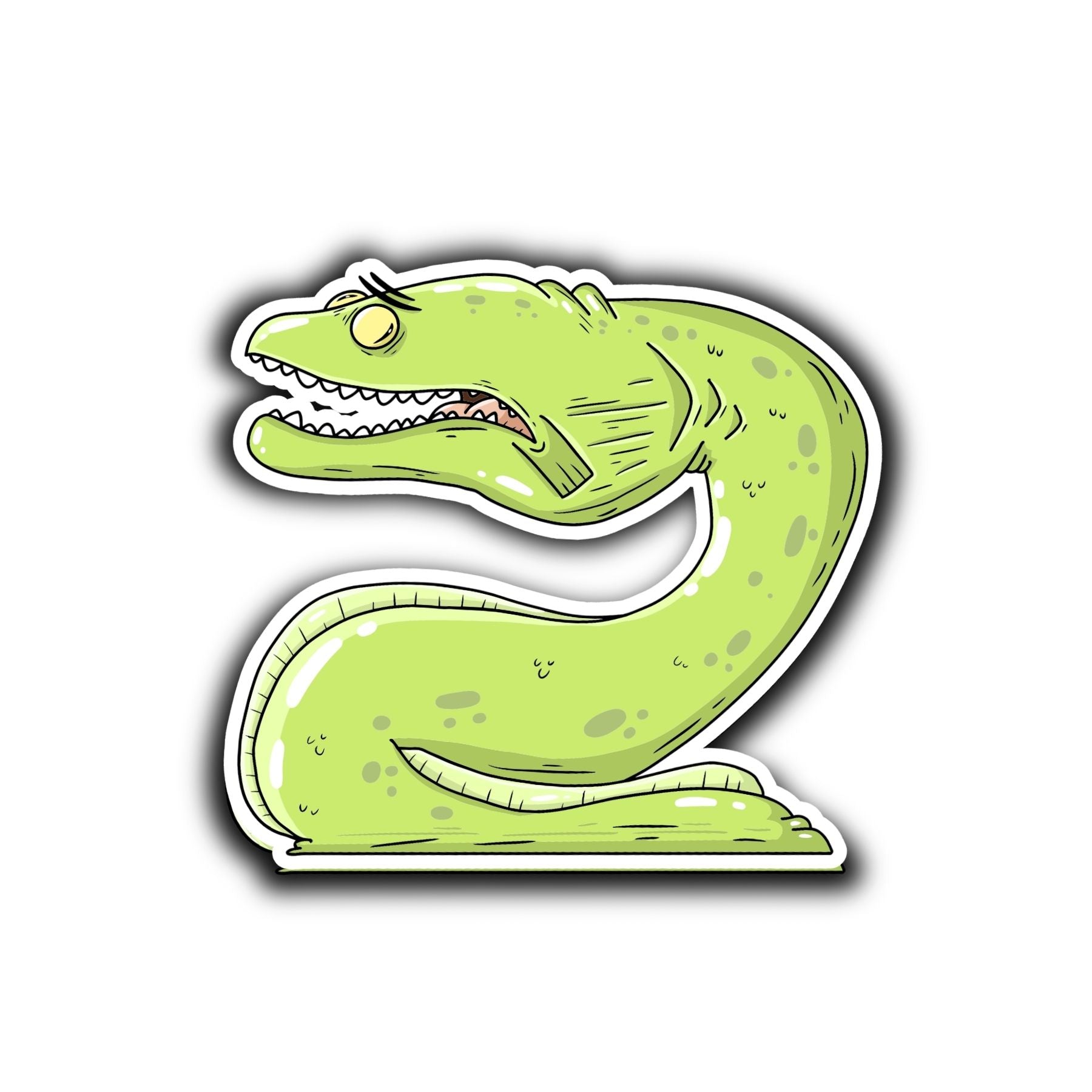 Moray Eel Sticker - Mike Bennett Studios