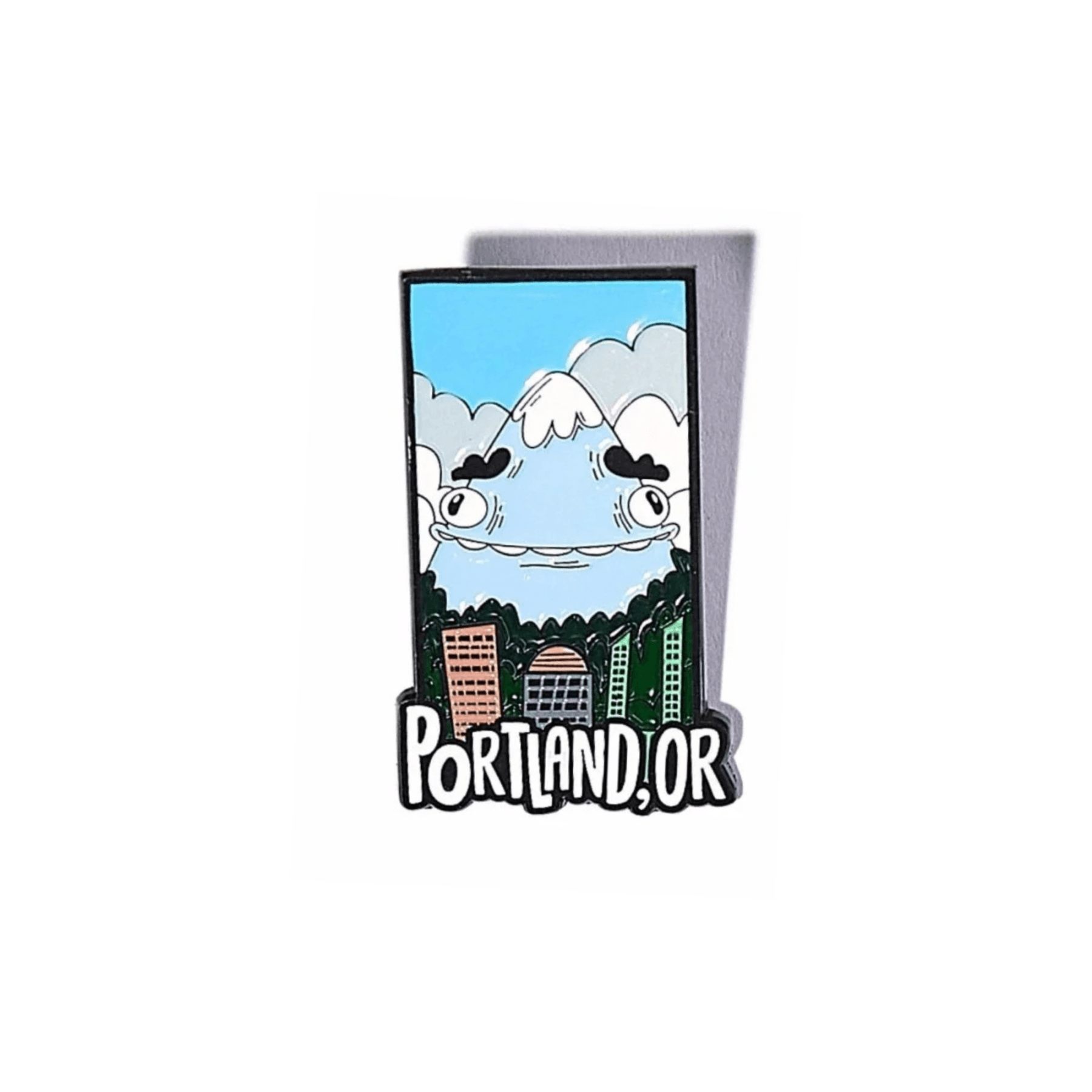 Mt. Hood Pin, Portland Enamel Pin - primary