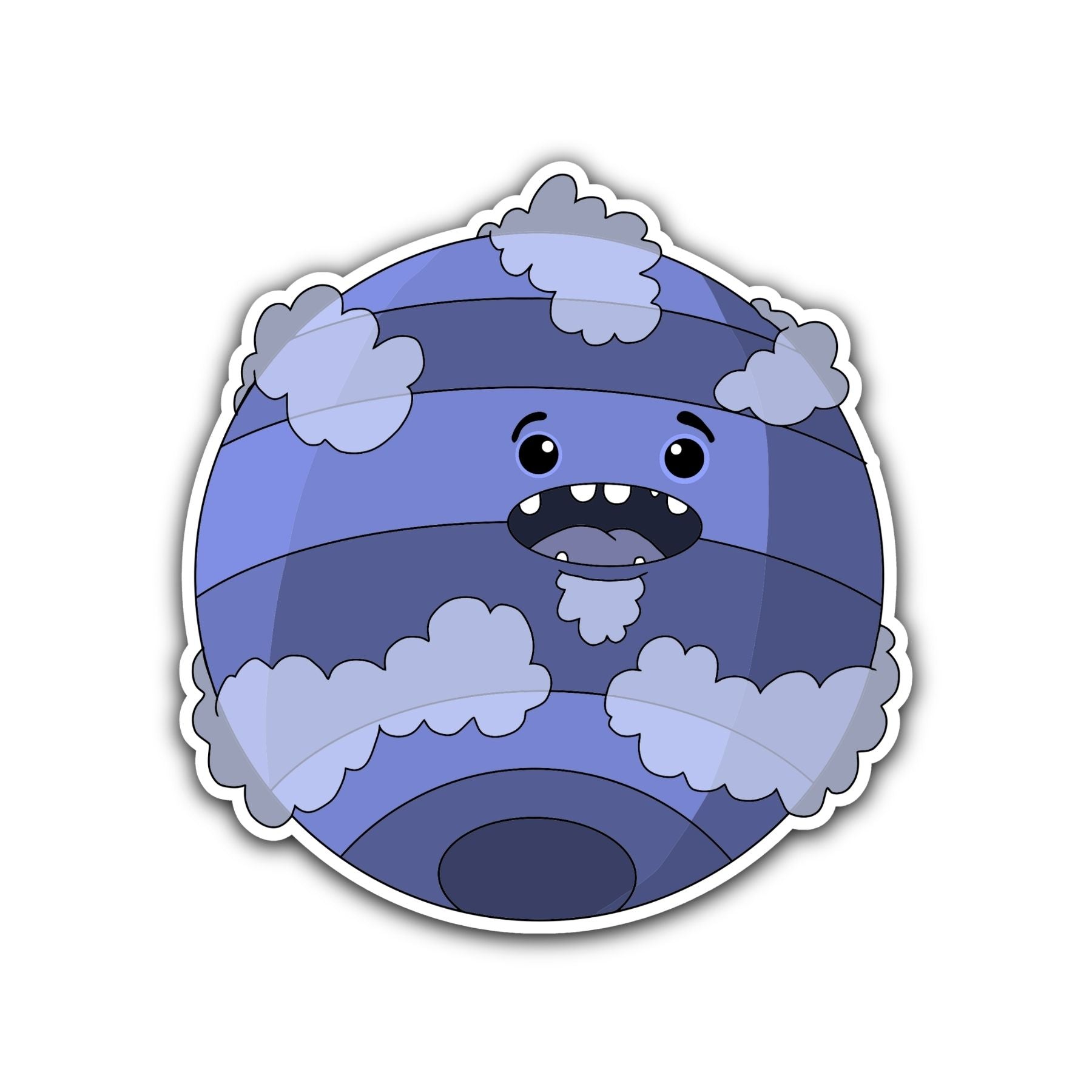Neptune Planet Sticker - Mike Bennett Studios