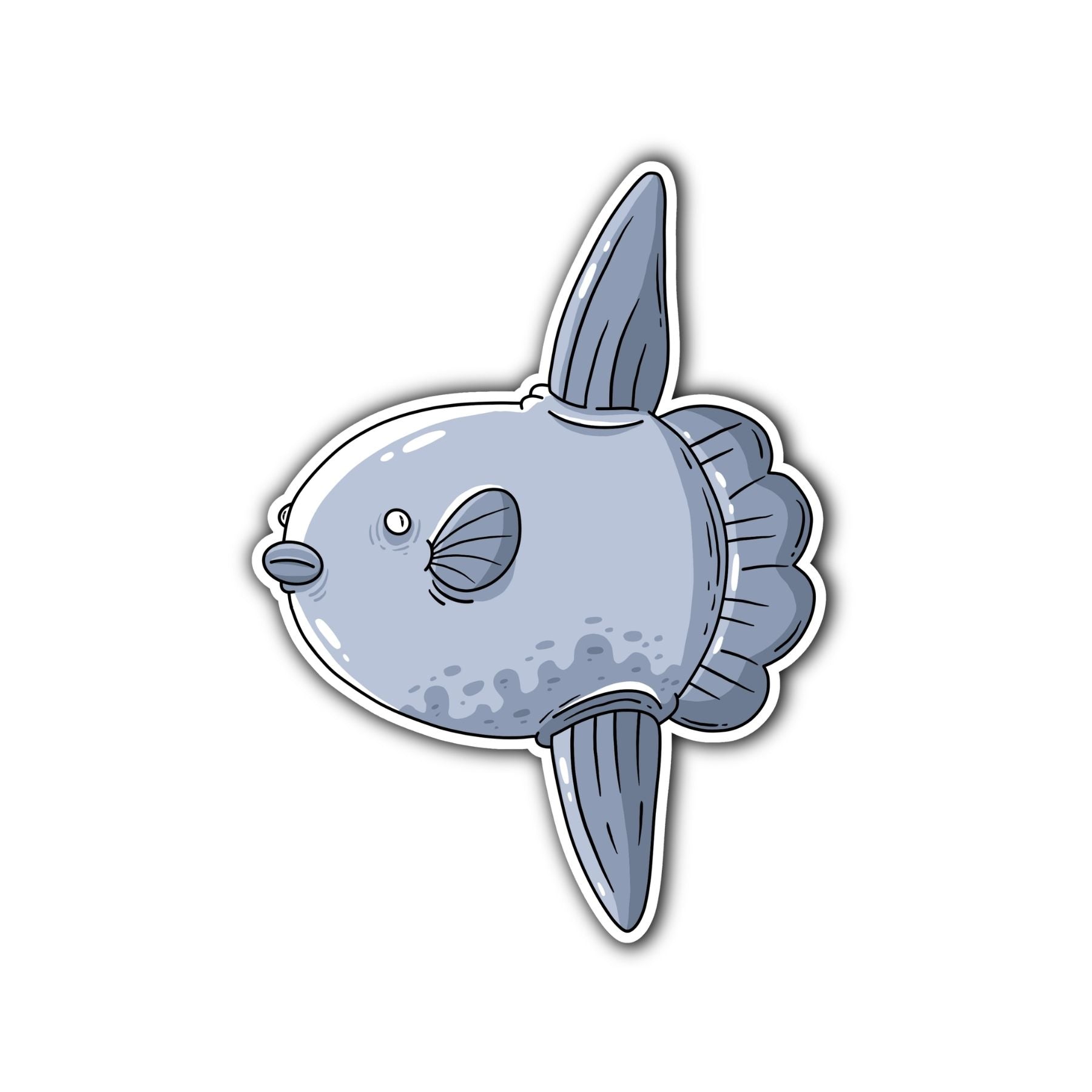 Ocean Sunfish Sticker - Mike Bennett Studios