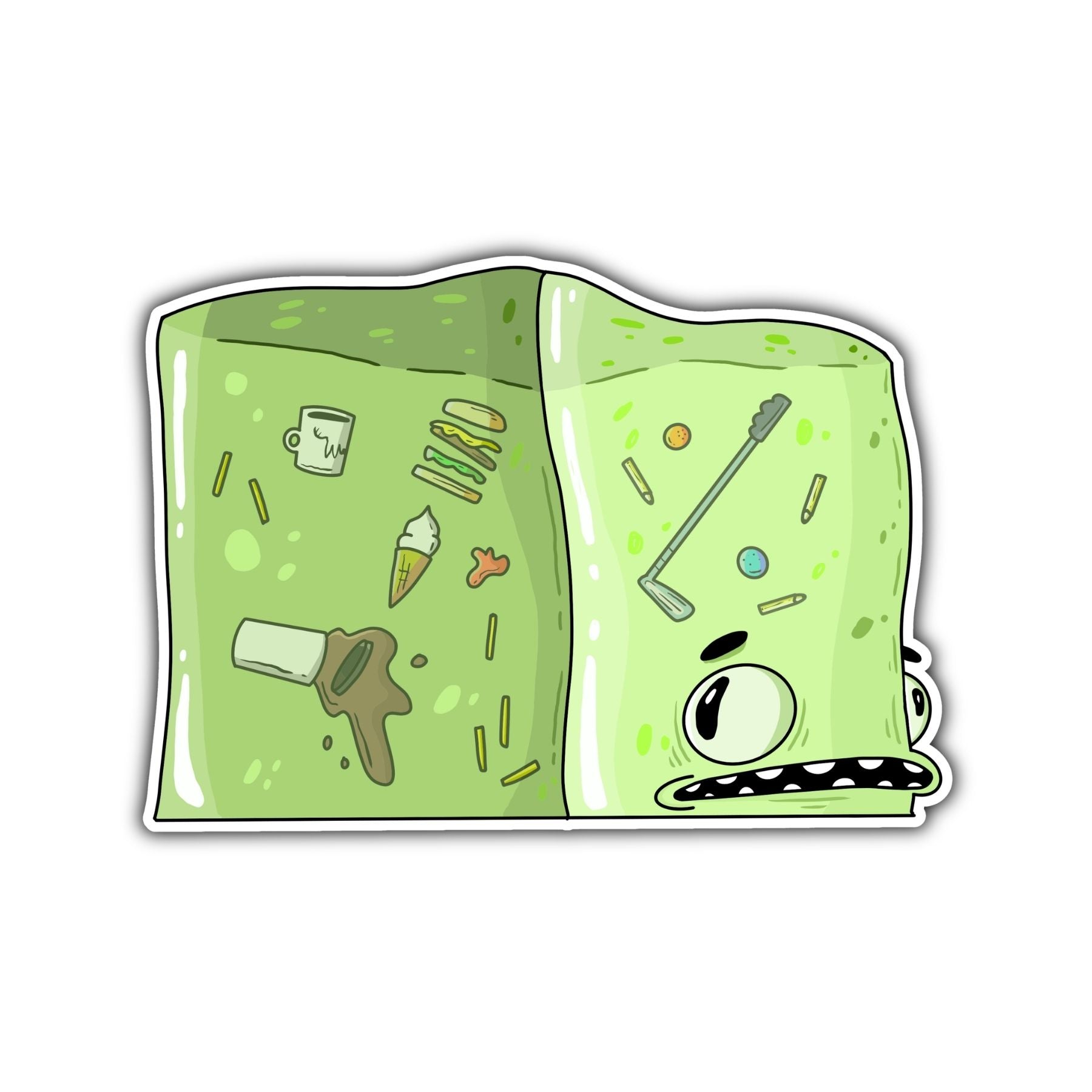 Oozekewb WW Monster Sticker - primary
